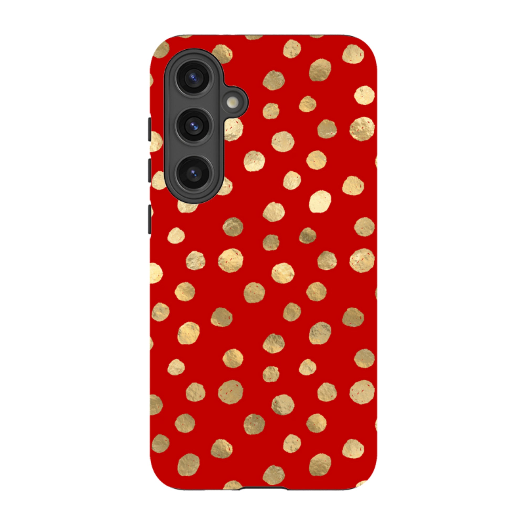 Samsung Tough Case - Burgundy and Gold Stars