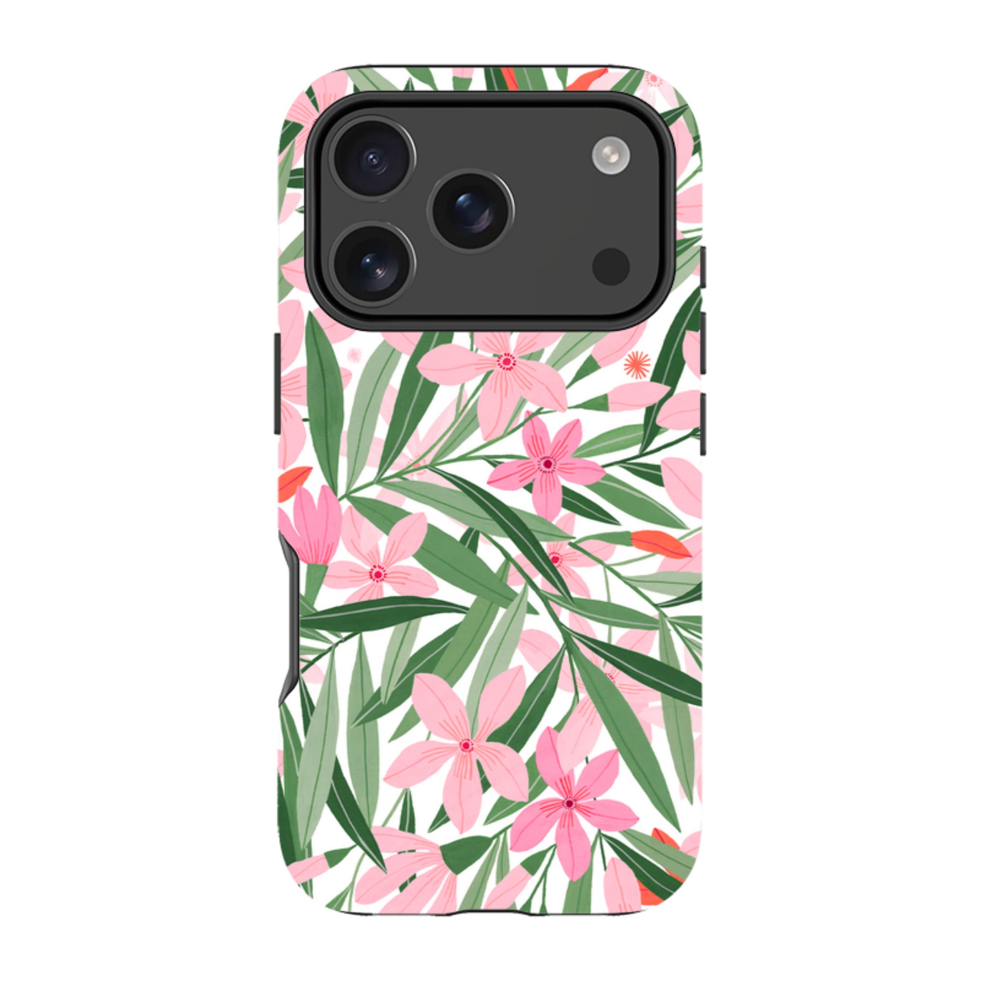 iPhone Tough Case - Oleandro Pattern By Madalina Andronic