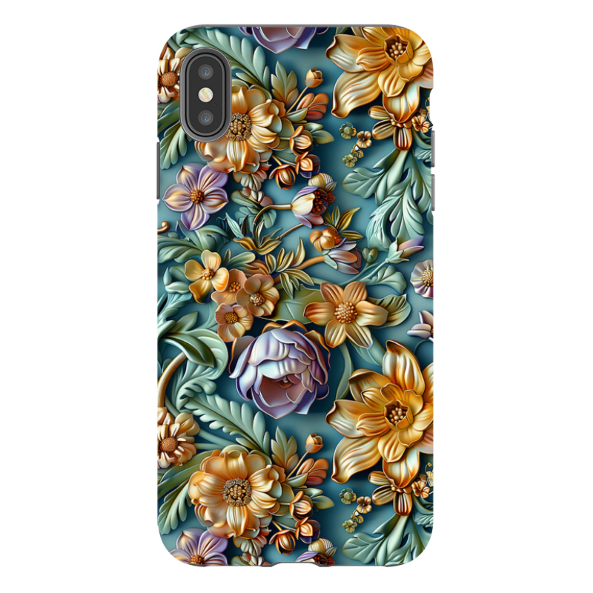 iPhone Tough Case -Sage Floral
