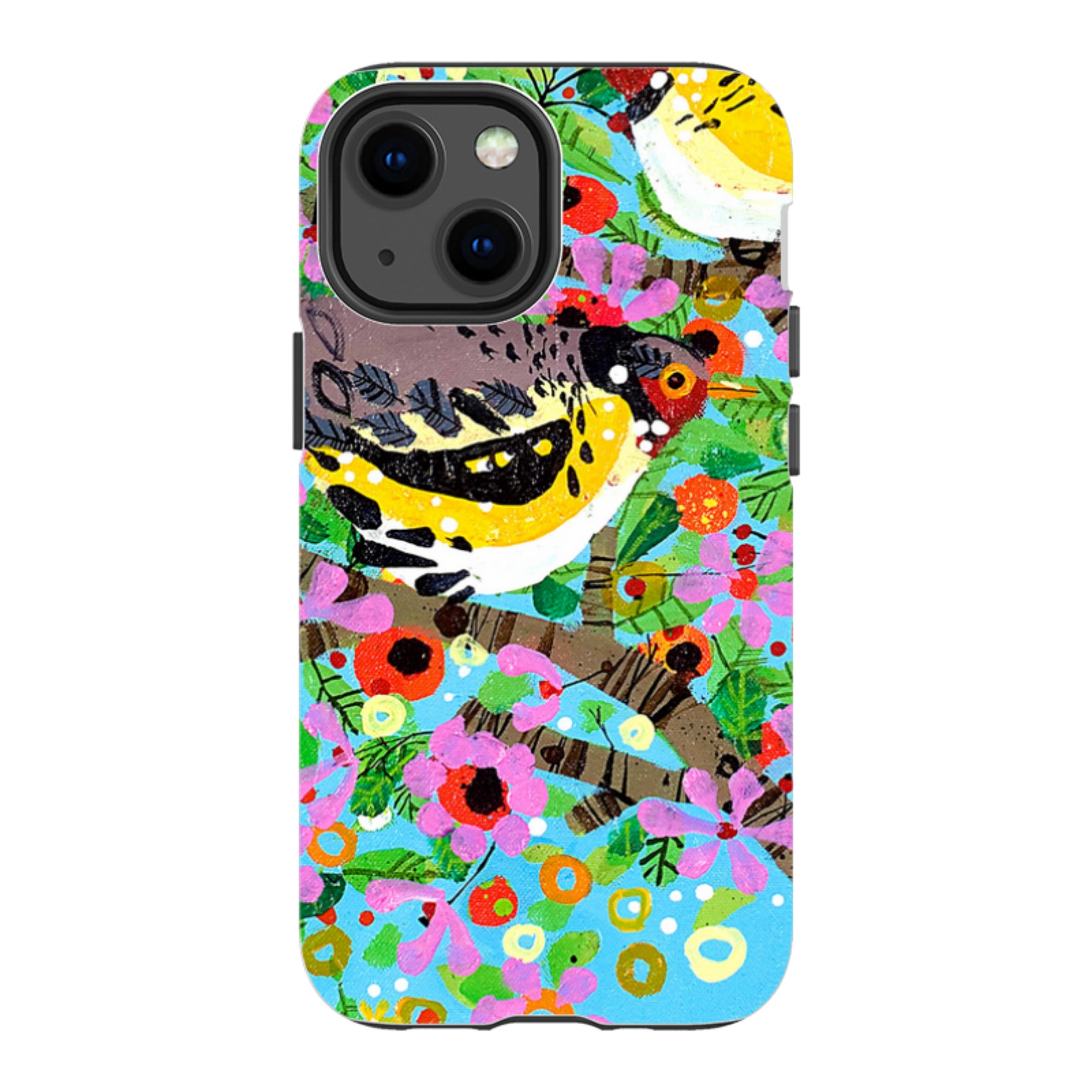 iPhone Tough Case - Finches By Claire West