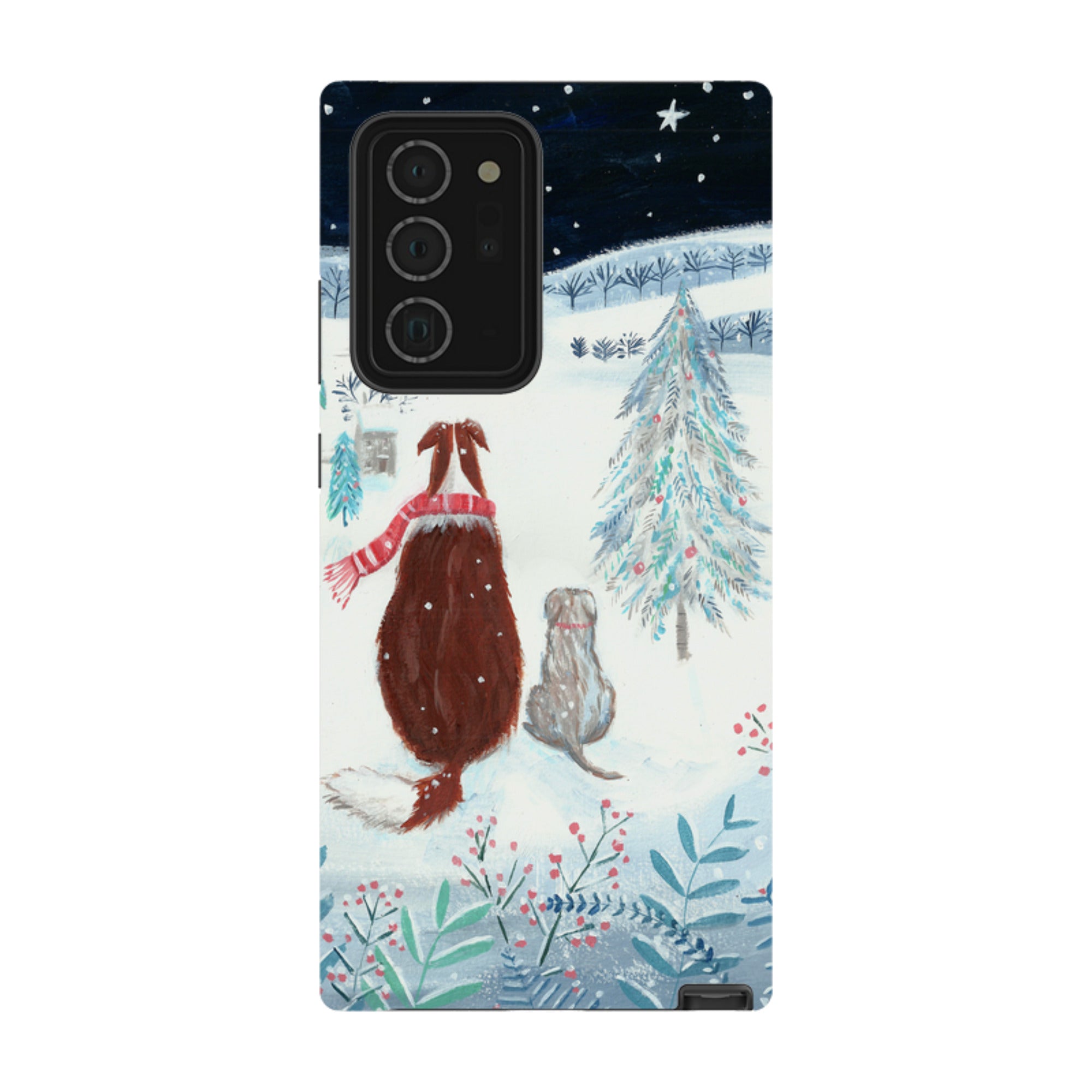 Samsung Tough Case - Snow Dogs By Mary Stubberfield