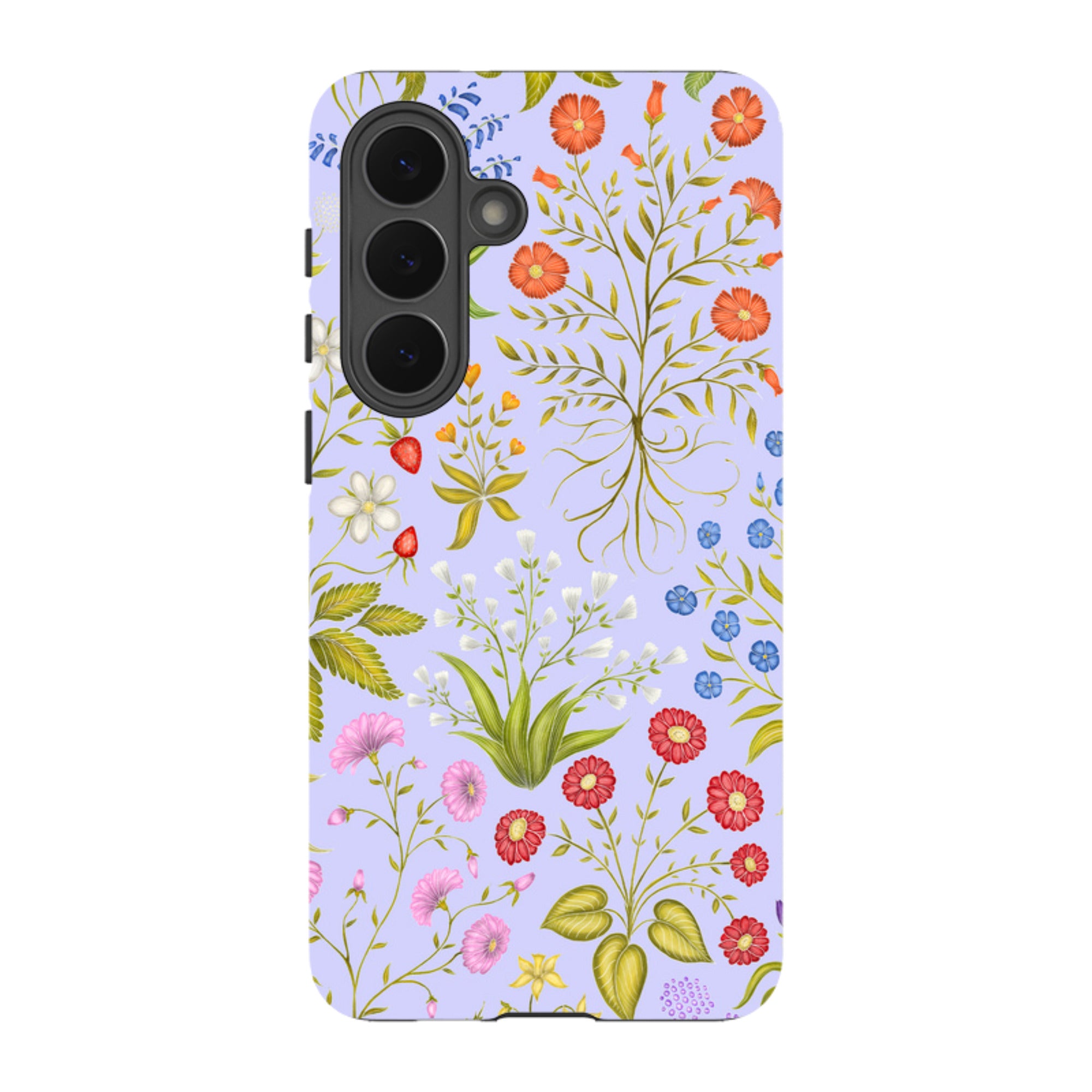 Samsung Tough Case - Fleurs Blue By Catherine Rowe