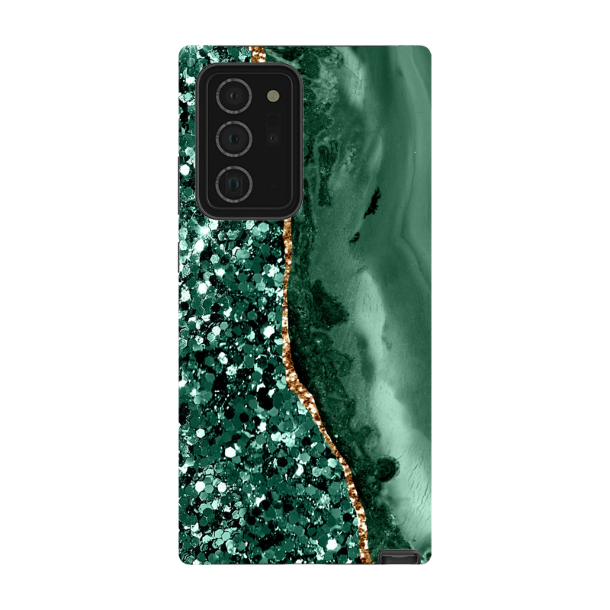 Samsung Tough Case - Green Shade (case does not glitter)