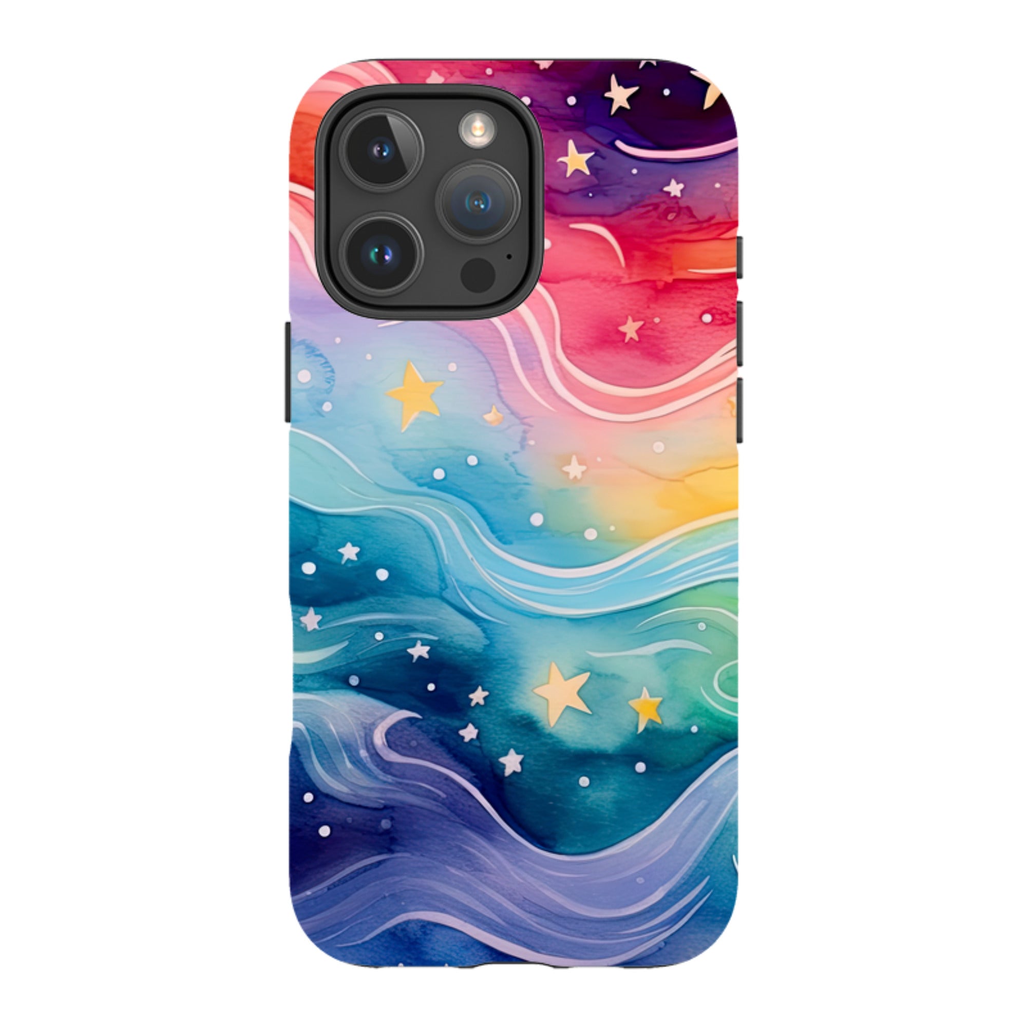 iPhone MagSafe Tough Case - Rainbow Stars IV