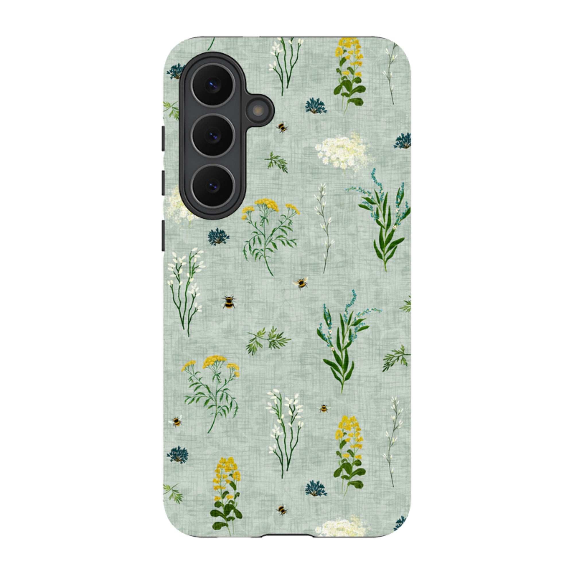 Samsung Tough  Case - Song Bird Florals and Bees By Katherine Quinn