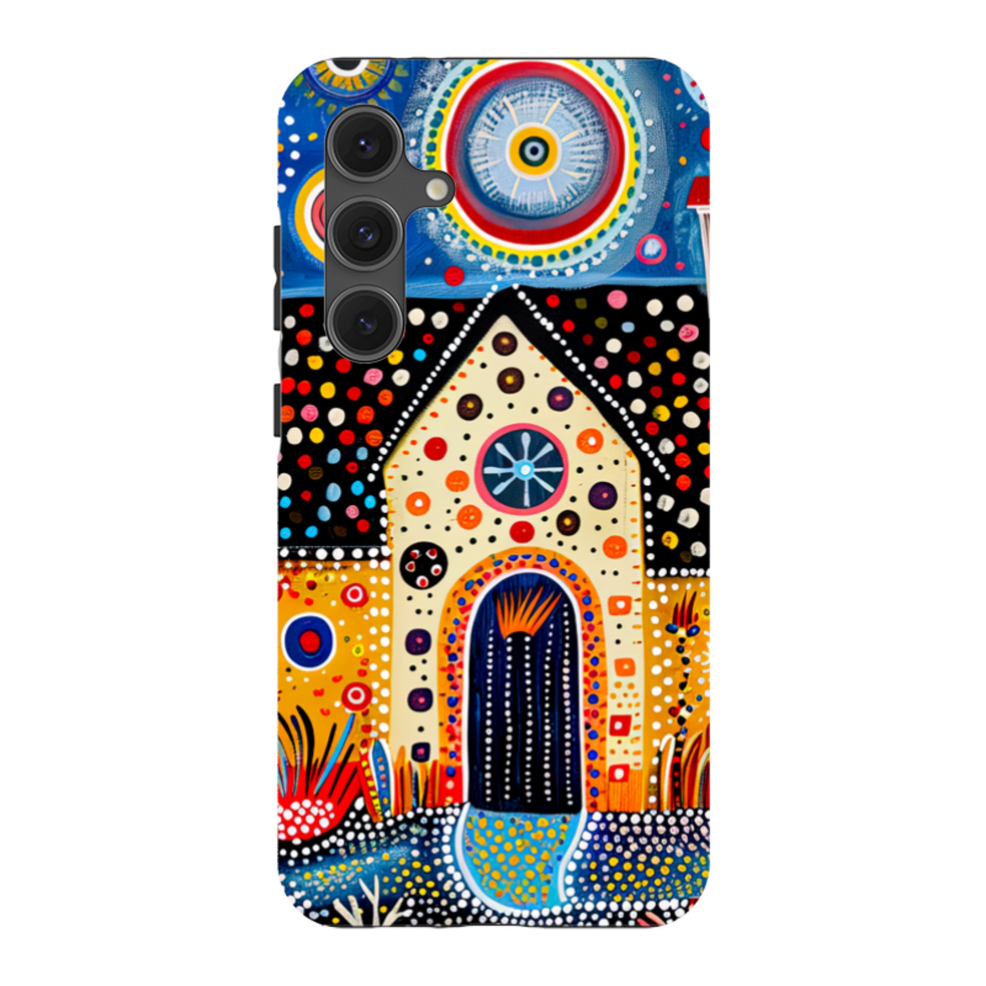 Samsung Tough Case - Folk Art House IX
