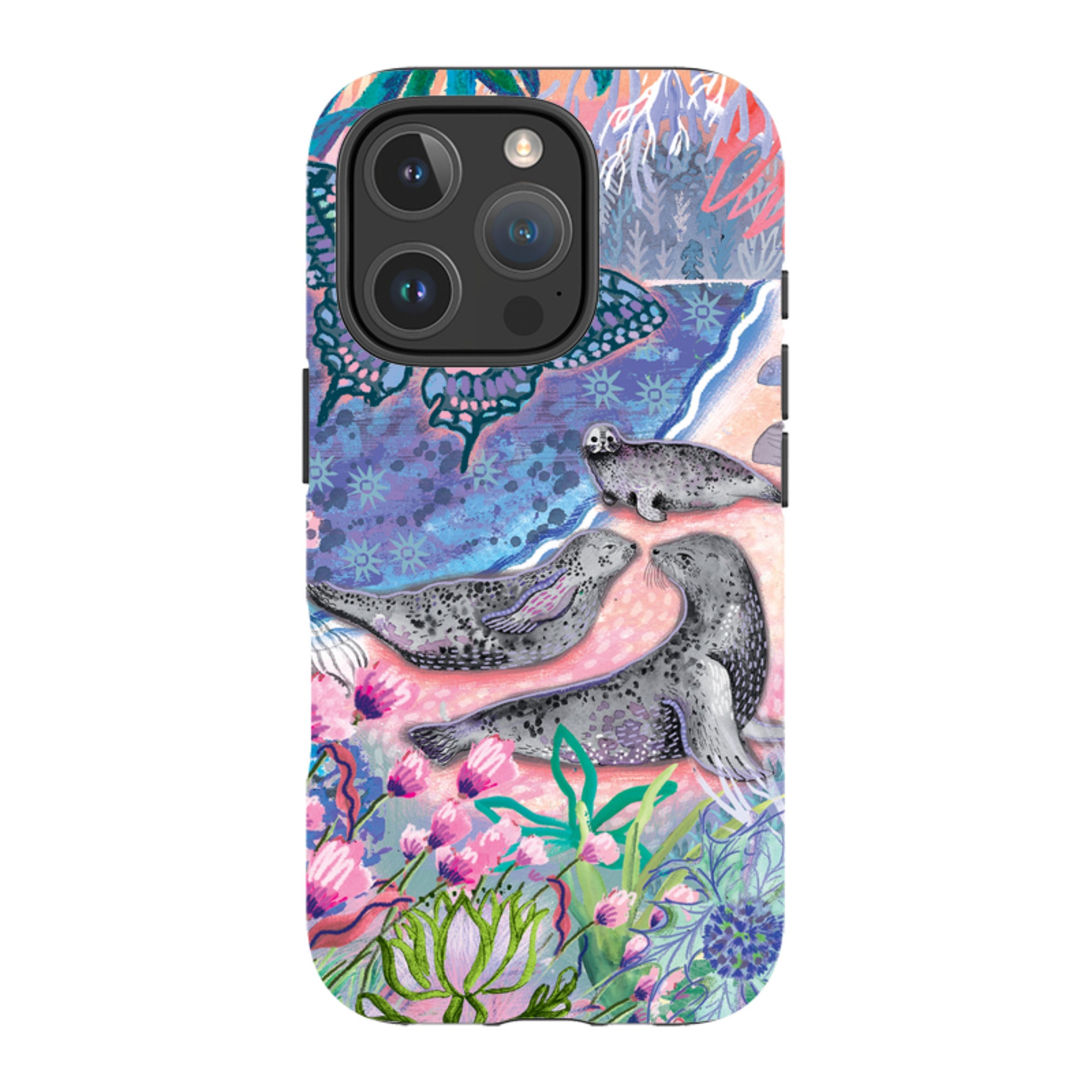 iPhone MagSafe Tough Case - Scenic Seals Of Norfolk By Emma Frances Grant