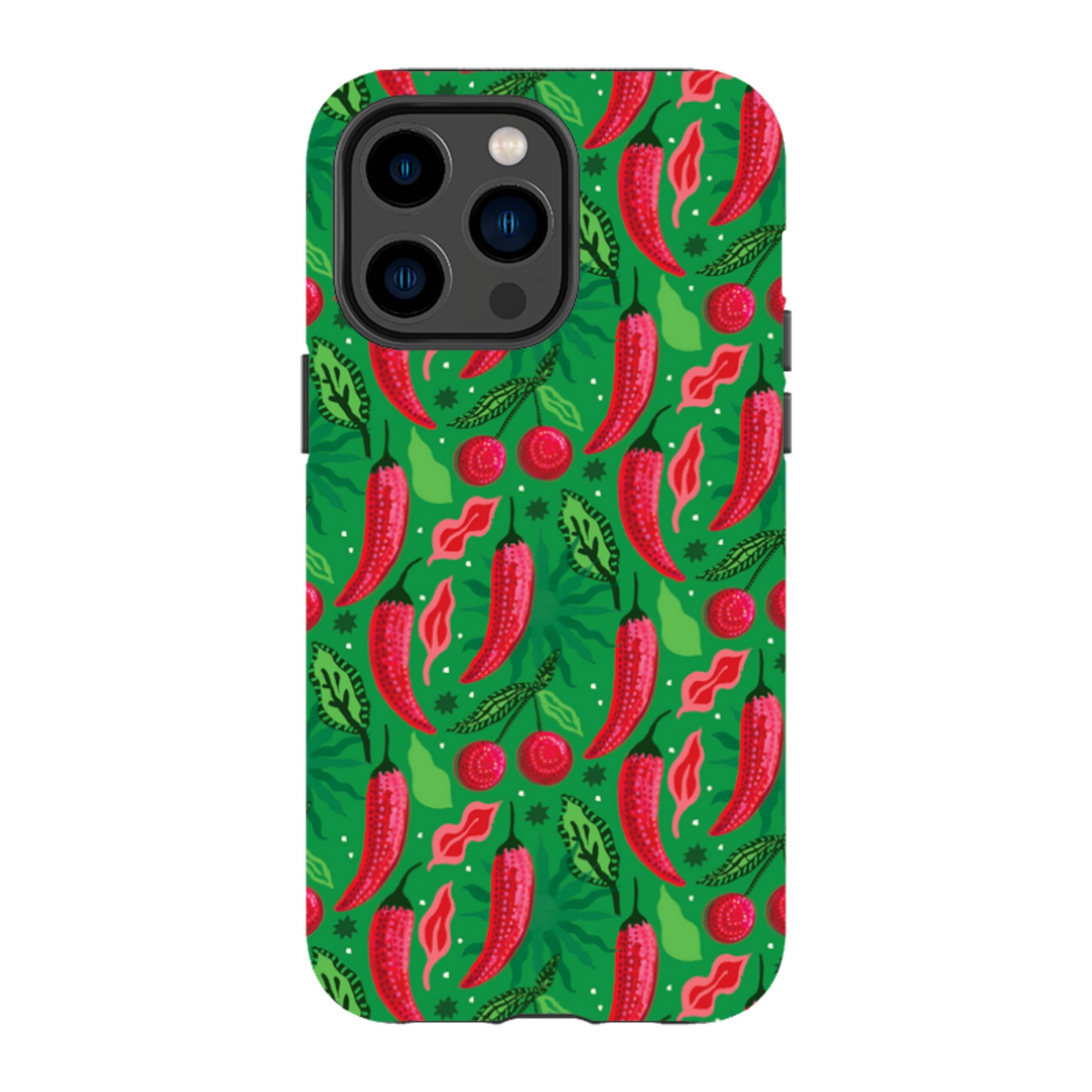iPhone Tough Case - Chilli Cherry By Emma Frances Grant