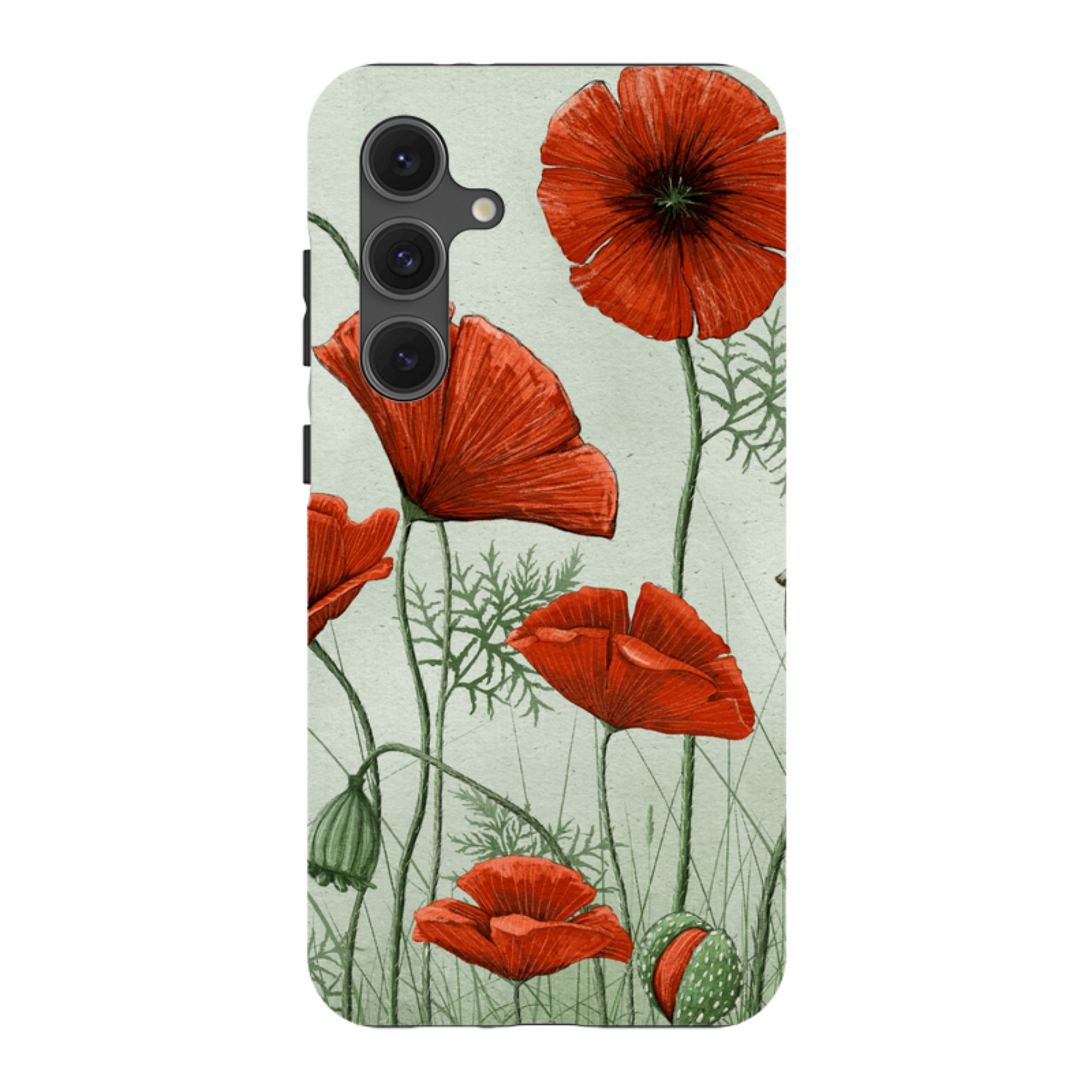 Samsung Tough  Case - Poppies By Maja Lindberg