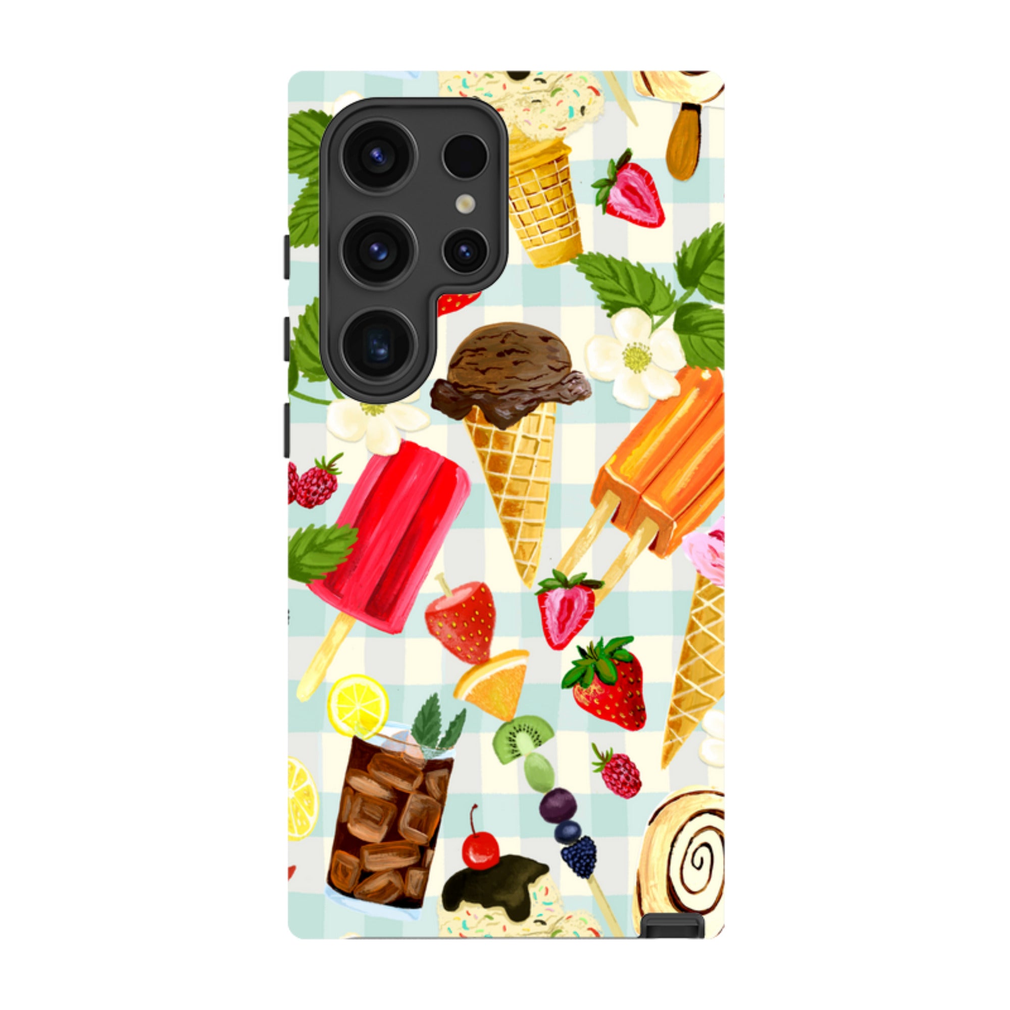 Samsung Tough Case - Ice Floral By Abby Jacobs