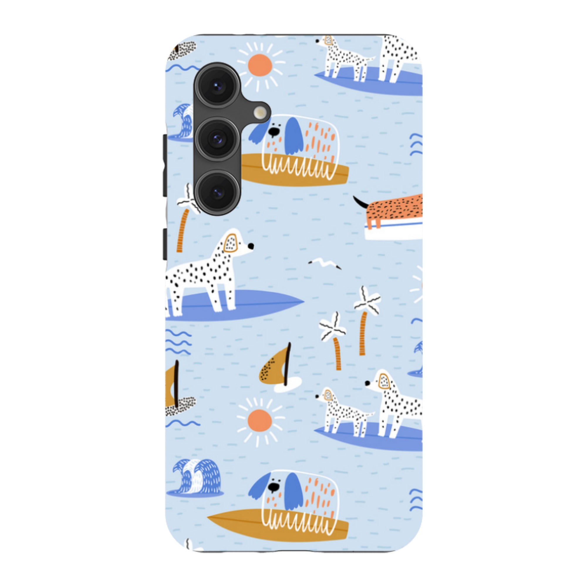 Samsung Tough Case - Surfing Dogs