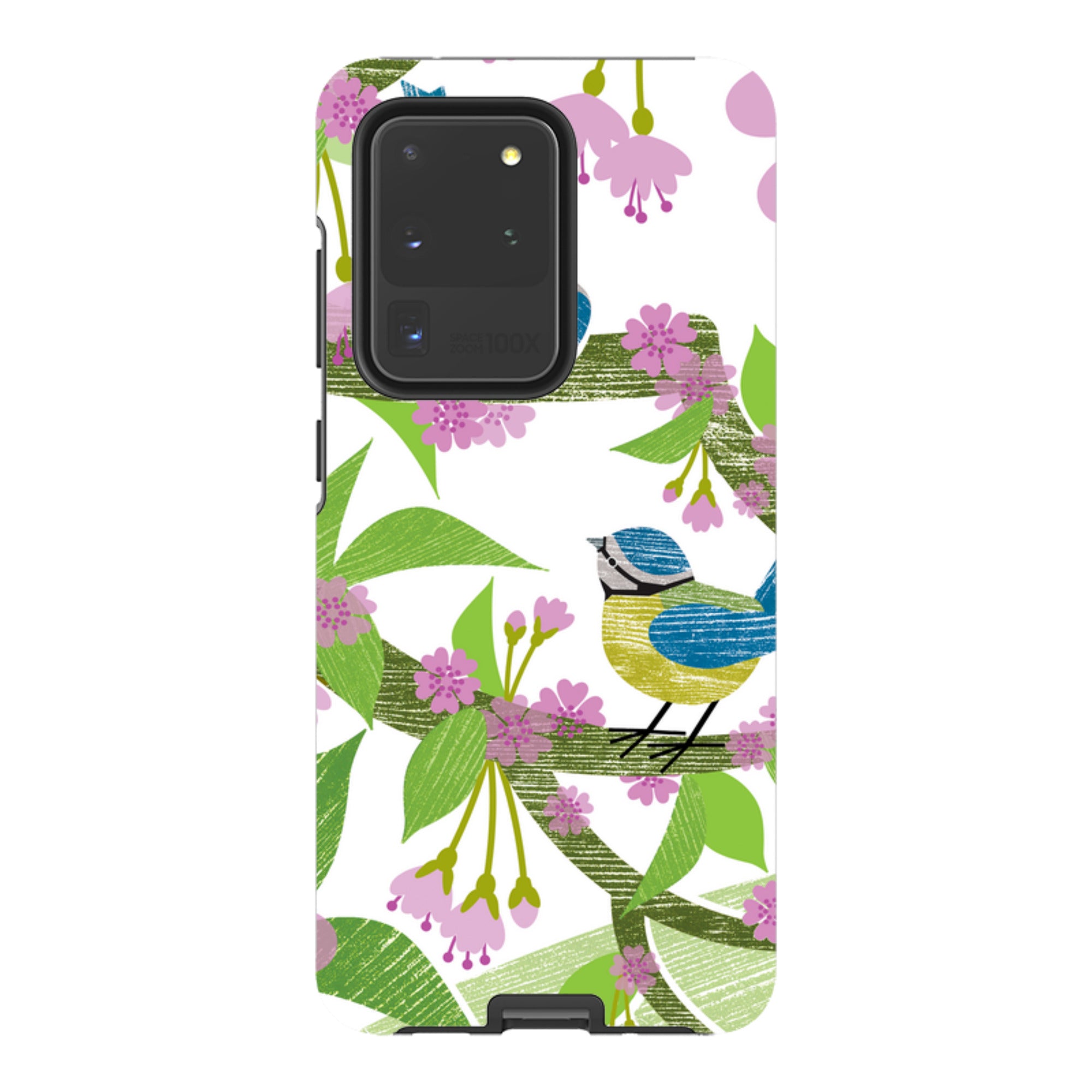Samsung Tough Case - Blue Tits and Blossom By Liane Payne