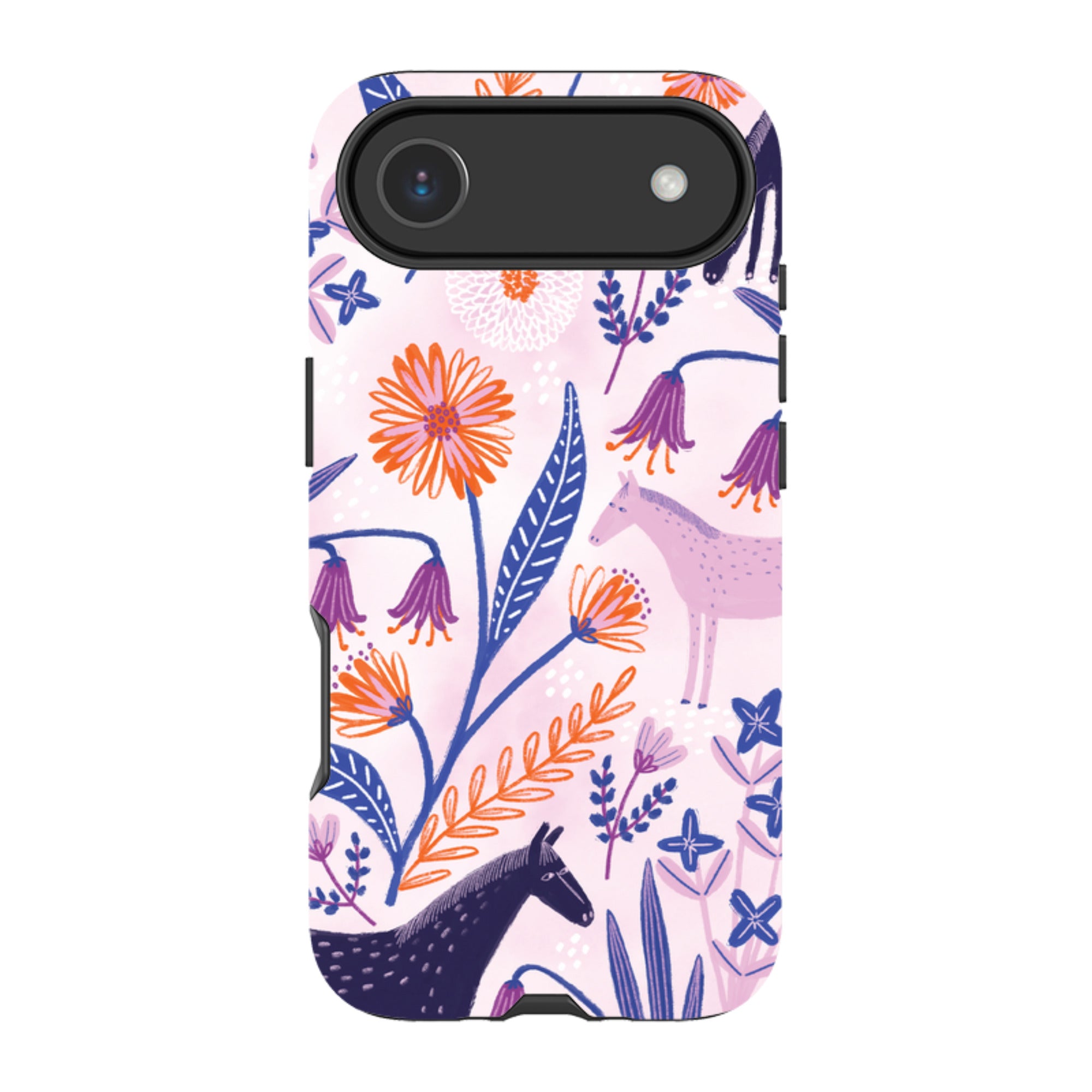iPhone Tough Case - Wild Ponies By Lee Foster Wilson