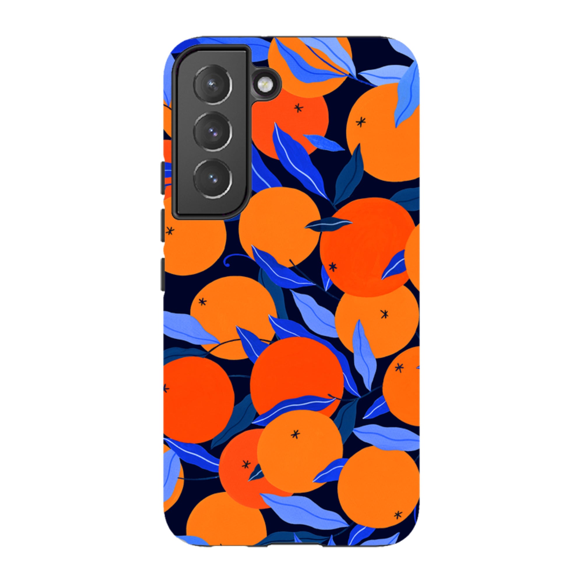 Samsung Tough Case - Arancello Navy Pattern By Madalina Andronic