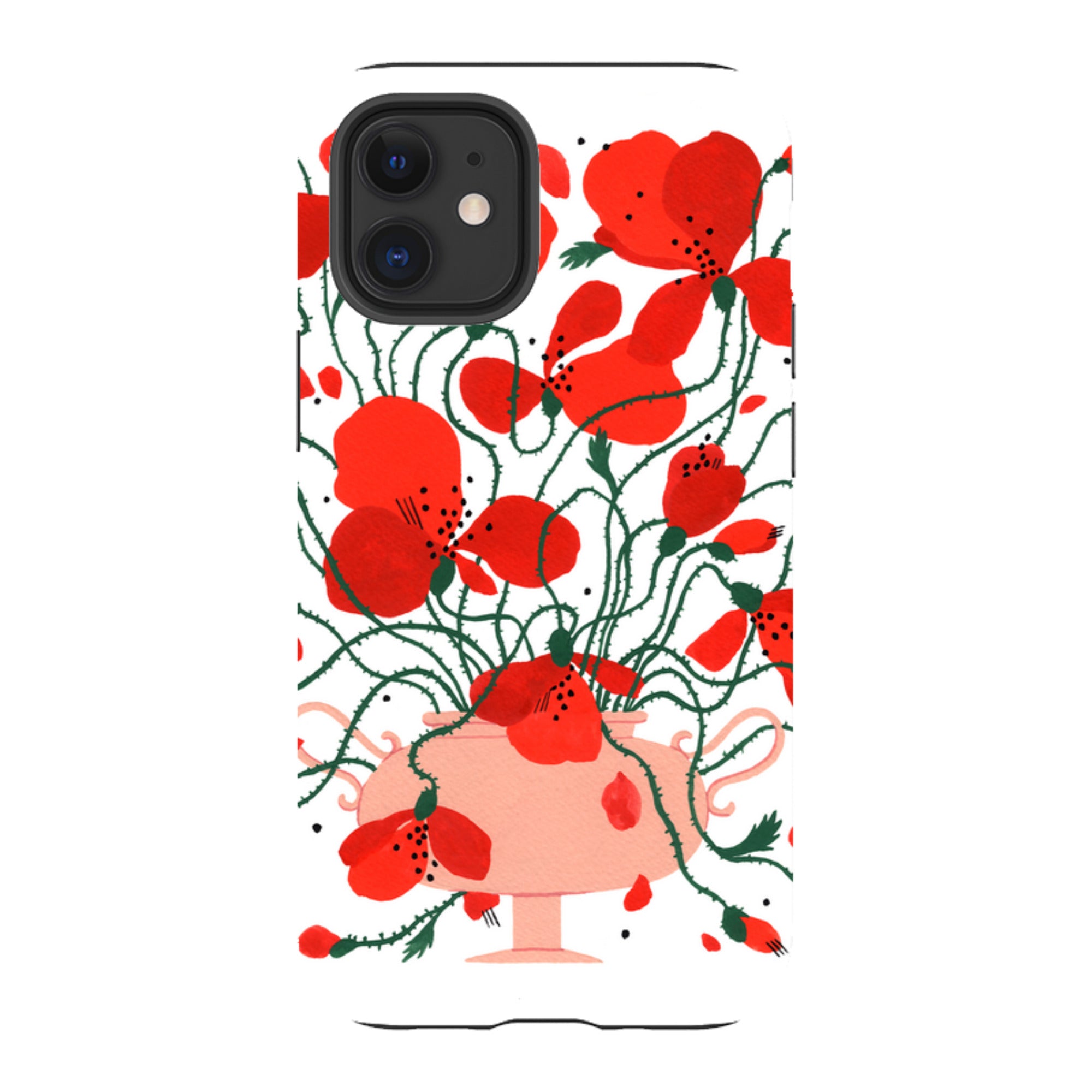 iPhone Tough Case - Poppies By Madalina Andronic