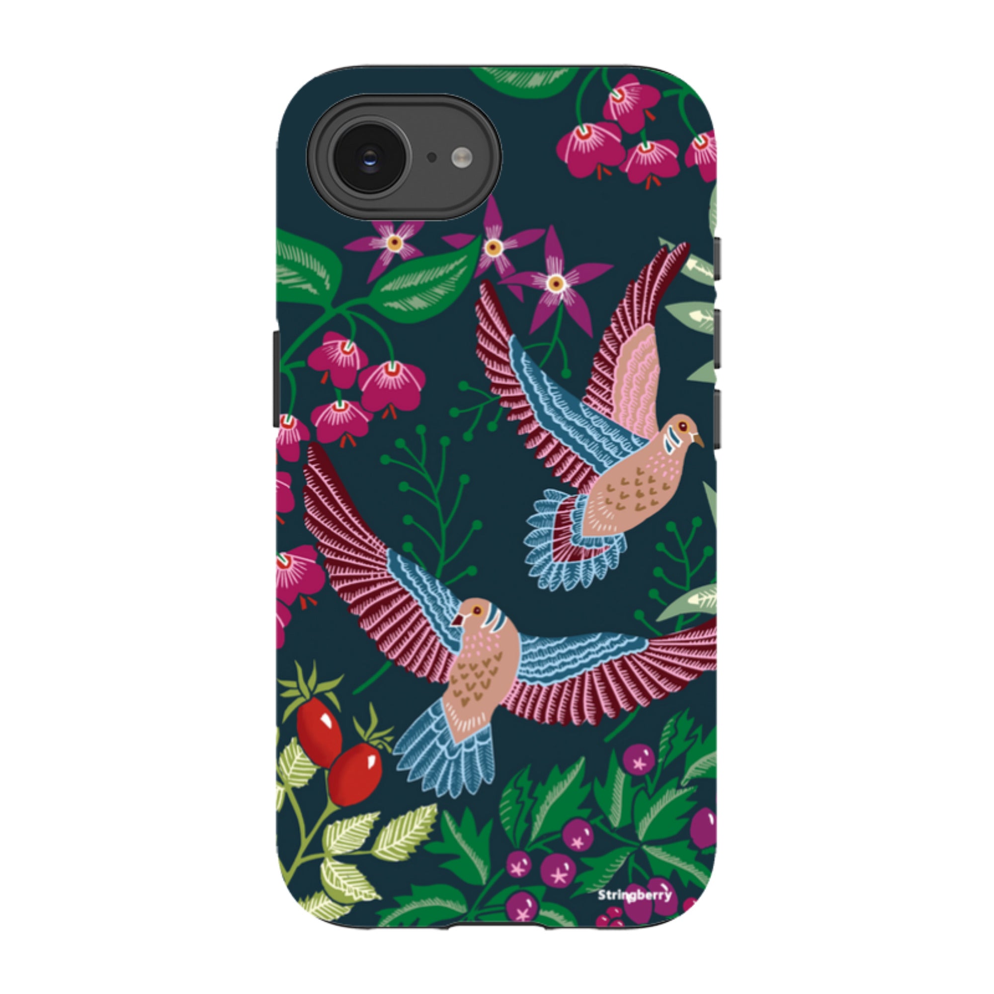 iPhone Tough Case - Two Turtle Doves By Kate Heiss