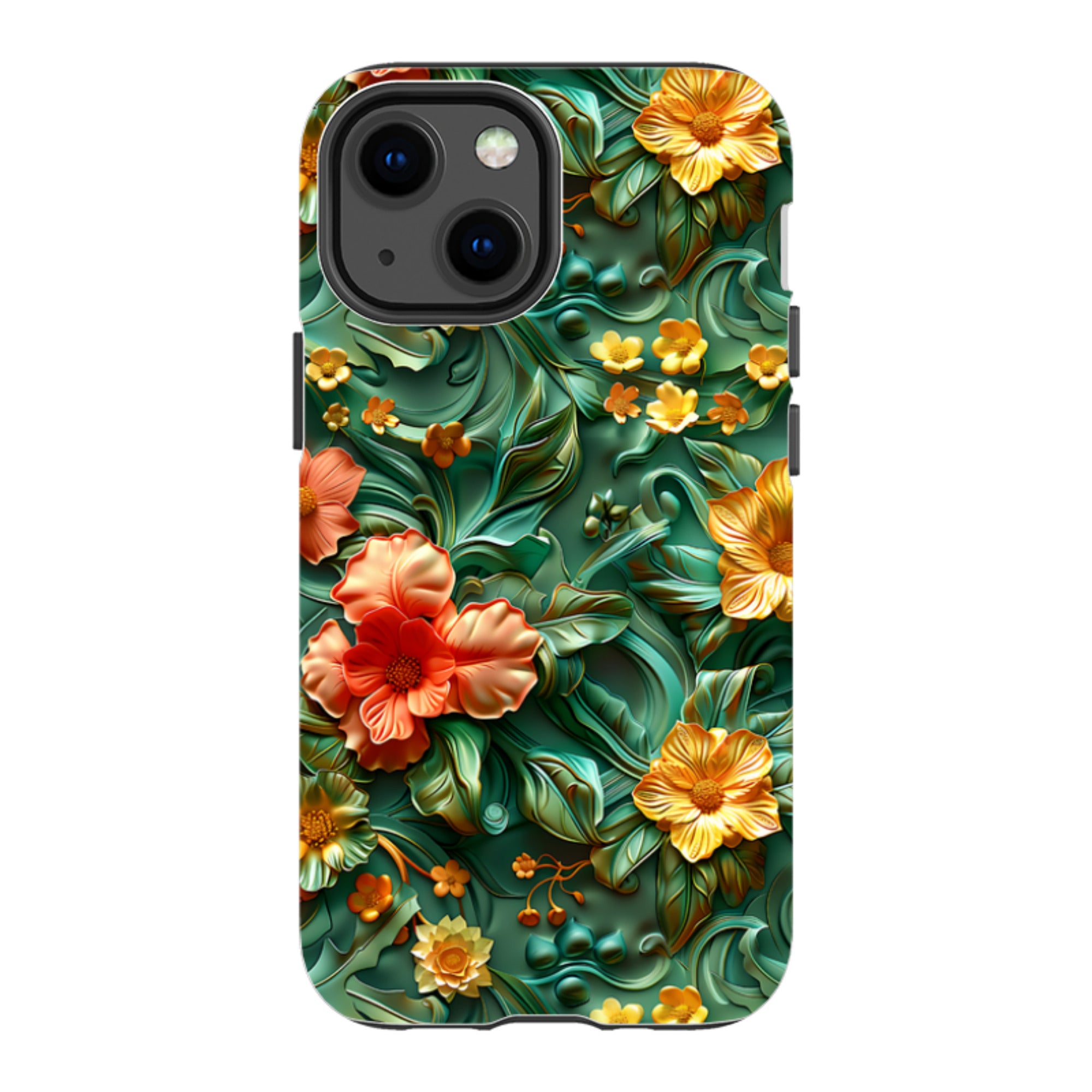 iPhone Tough Case -Jade Floral