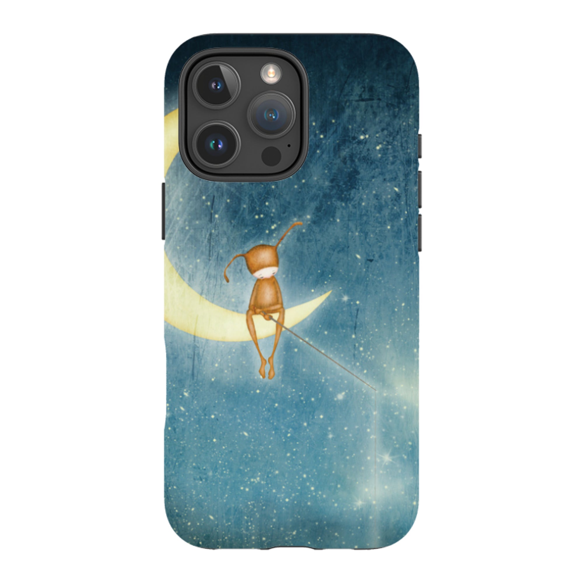 iPhone Tough Case - Fishing For Stars By Maja Lindberg