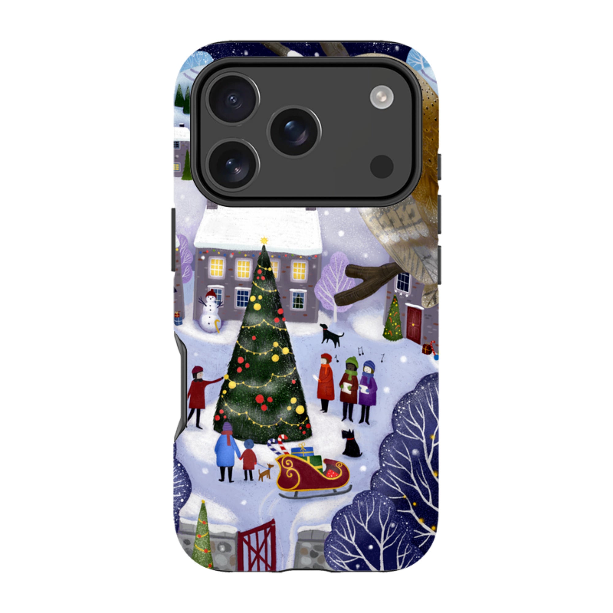 iPhone Tough Case - Advent Owl By Bex Parkin