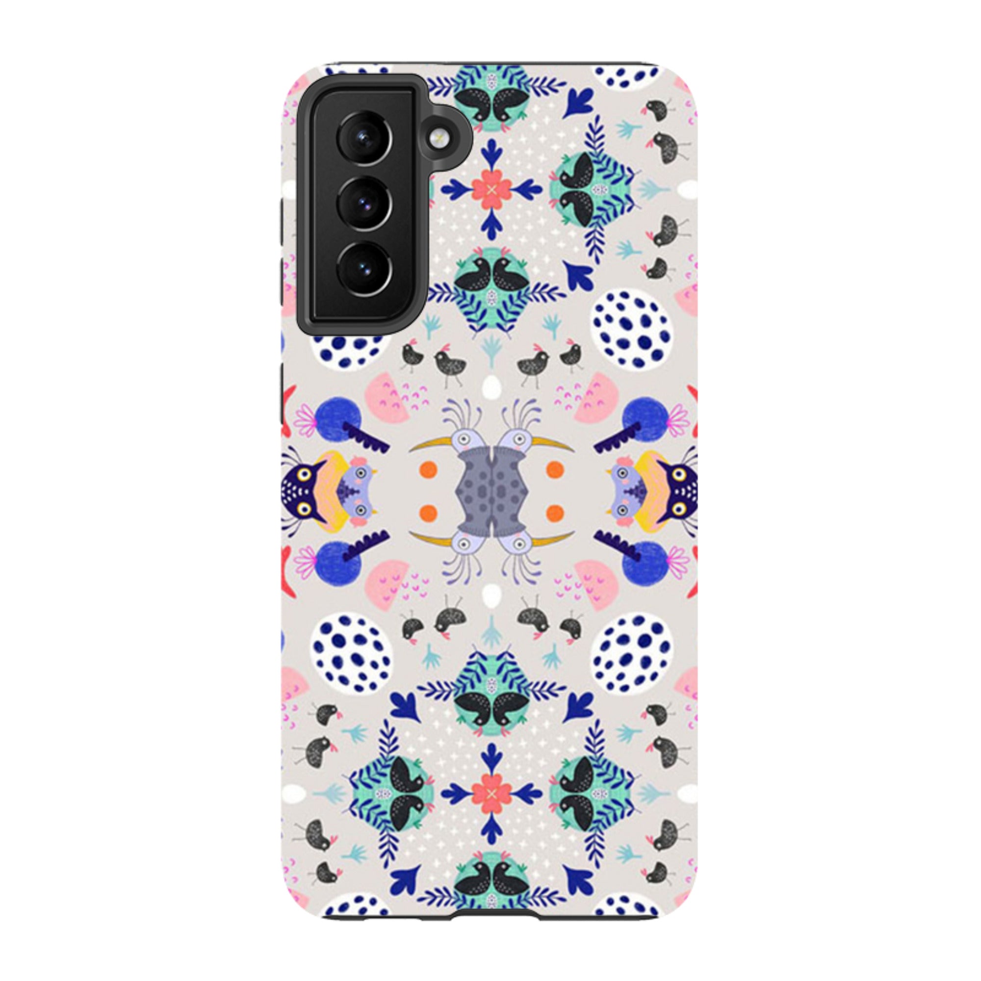 Samsung Tough Case - Crazybird Pattern By Mia Underwood