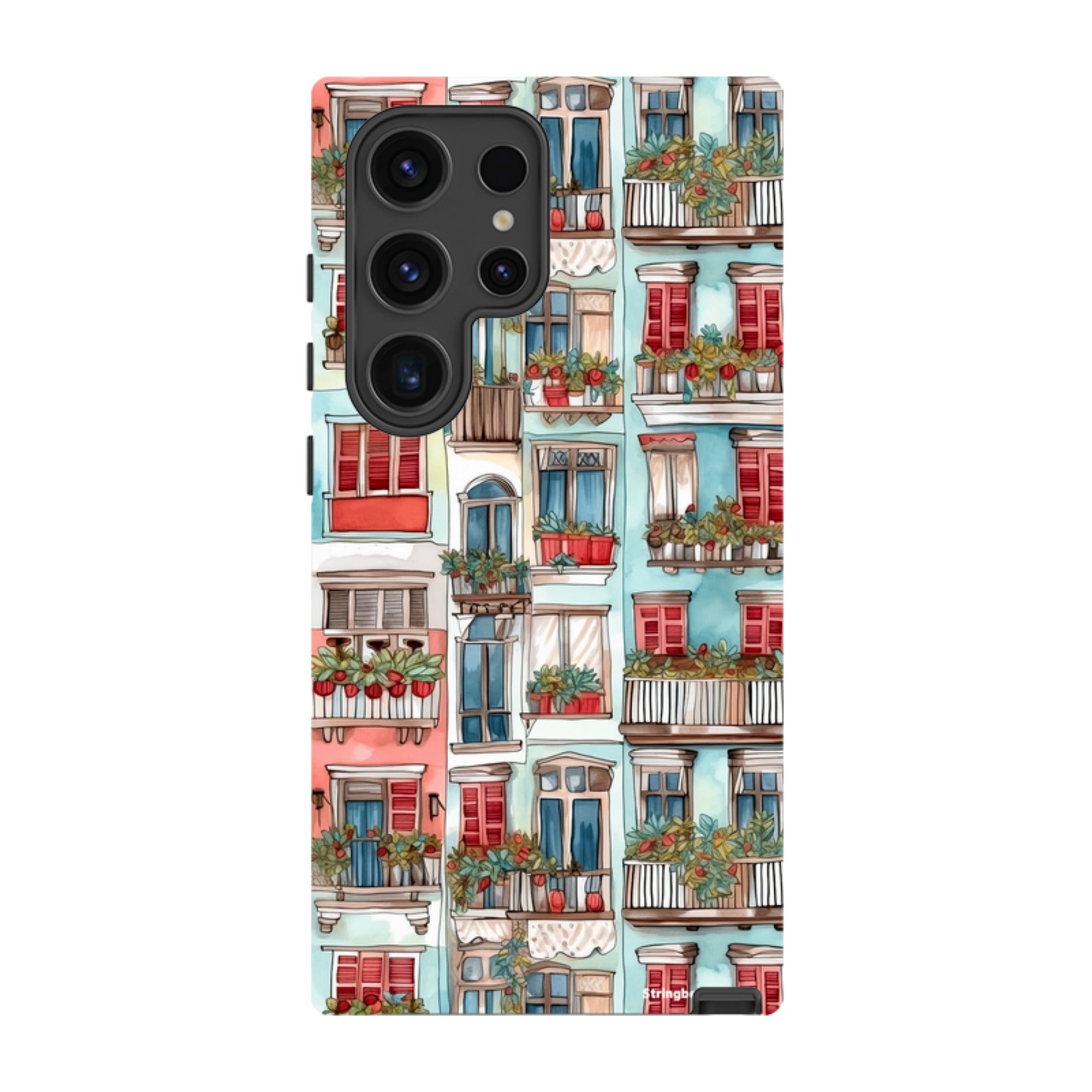 Samsung Tough Case - Floral Balcony