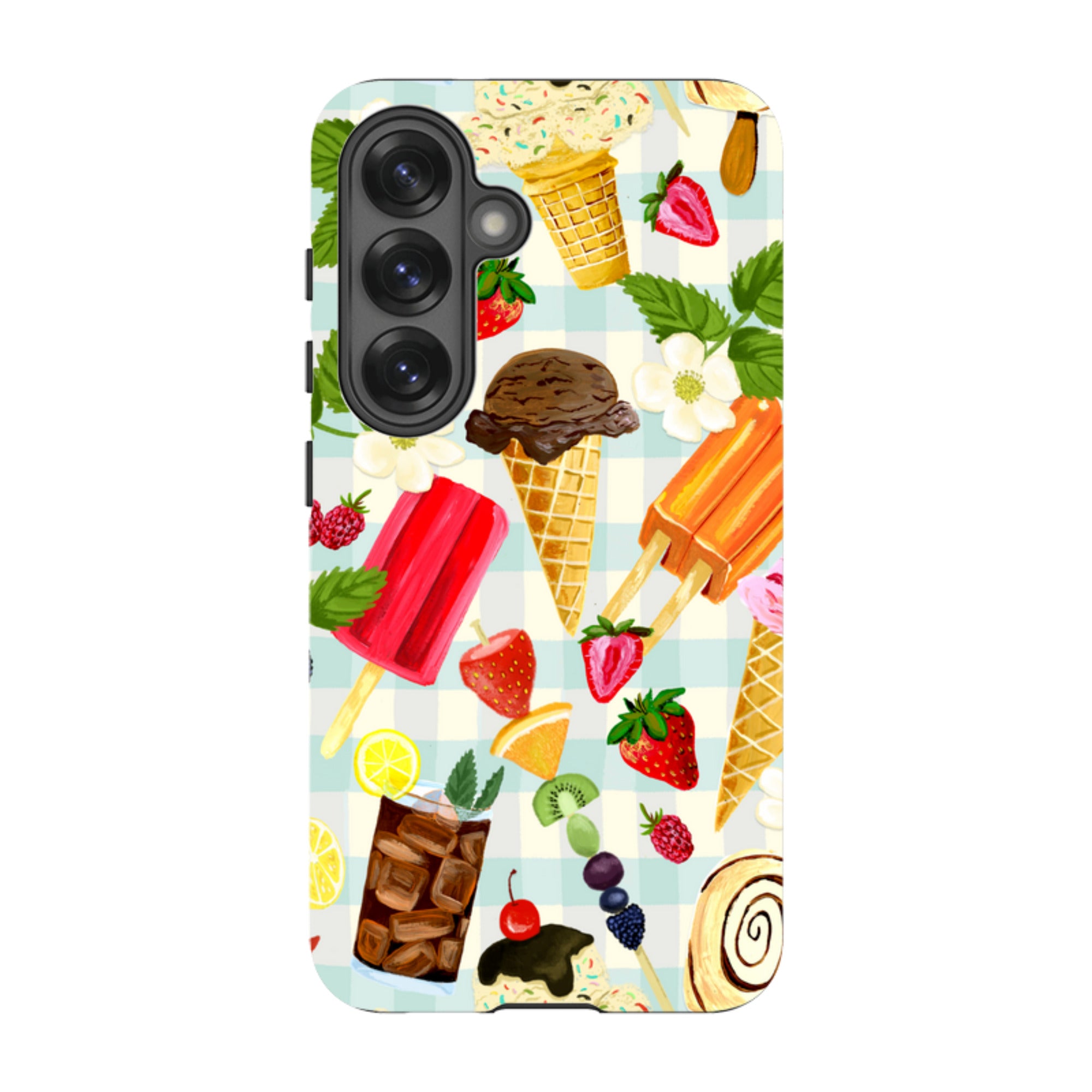 Samsung Tough Case - Ice Floral By Abby Jacobs