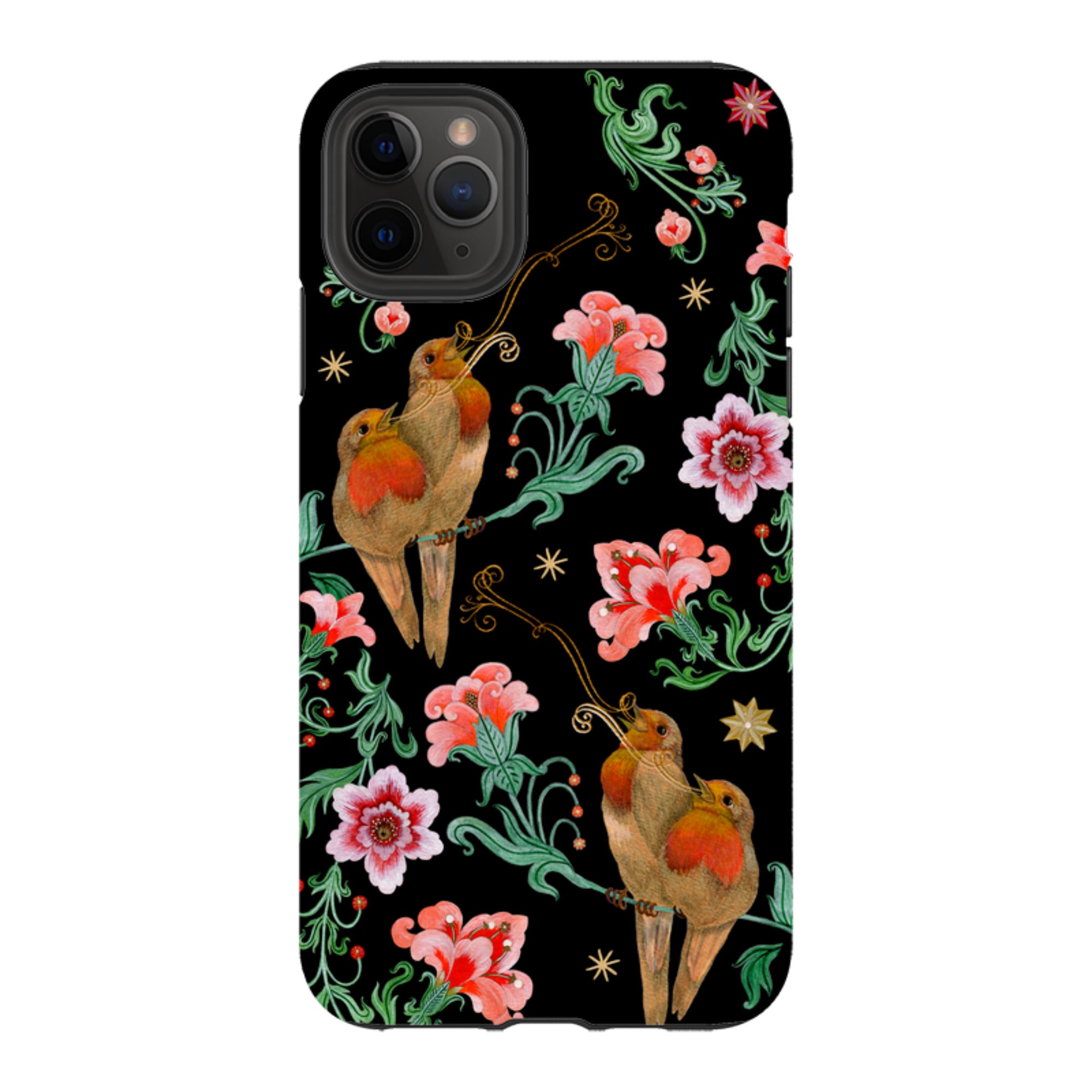 iPhone Tough  Case - Four Calling Birds By Maria Matos