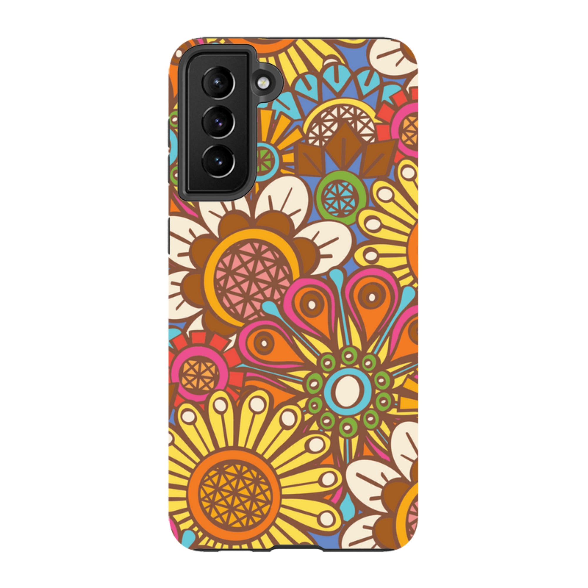 Samsung Tough Case - Retro Posy Brights By Amelia Bowman