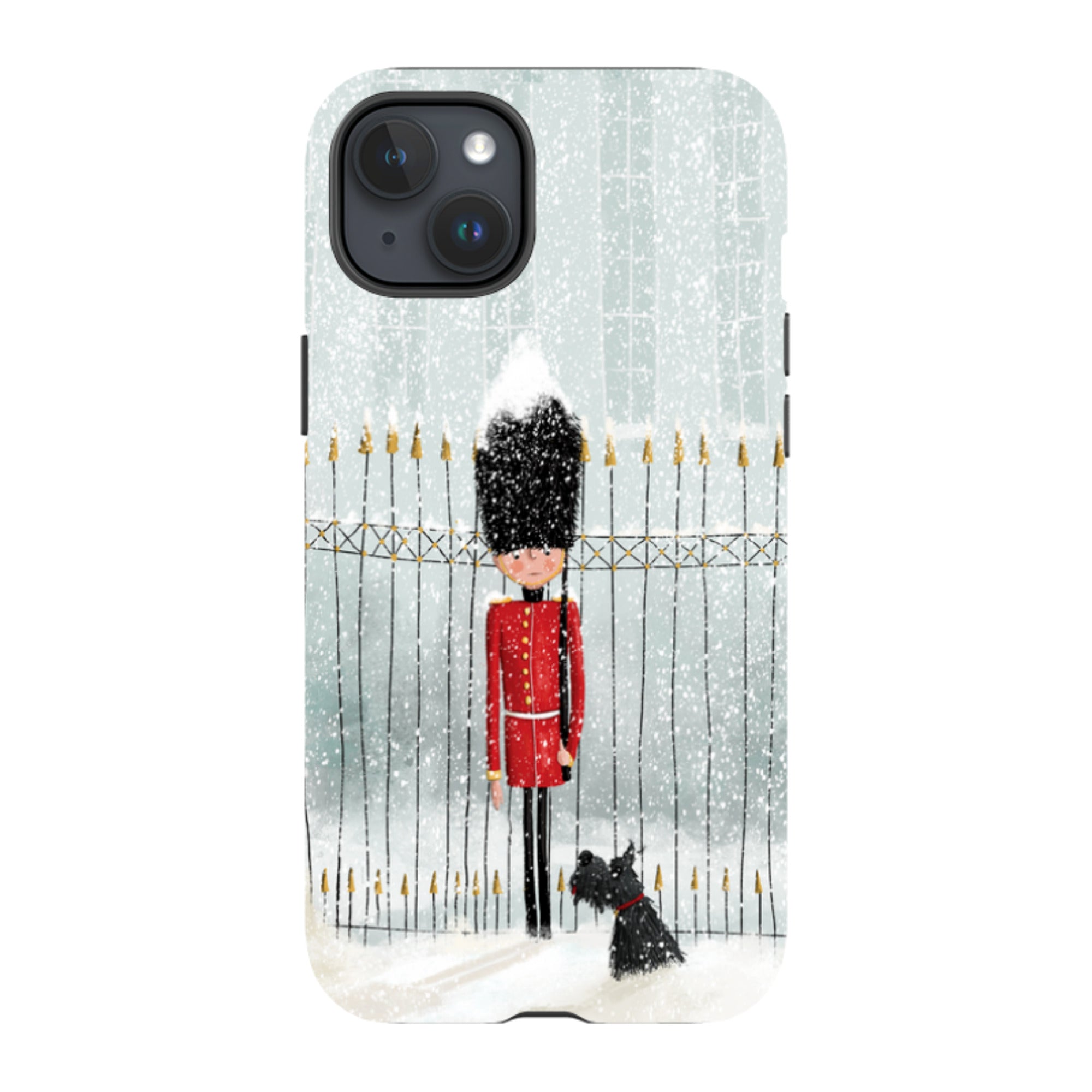 iPhone Tough Case - London In Snow By Maja Lindberg