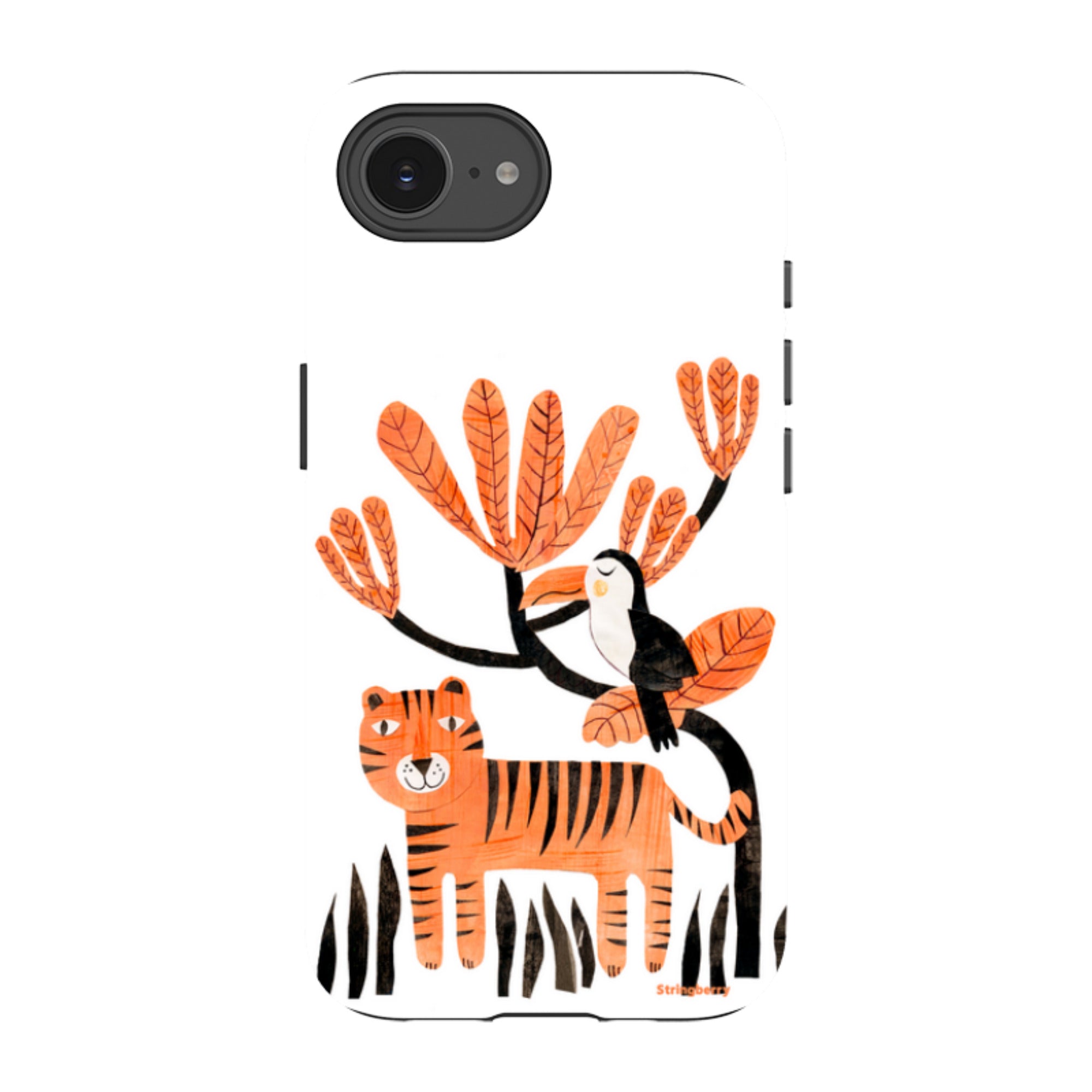iPhone Tough Case - Tiger And Toucan By Tracey English