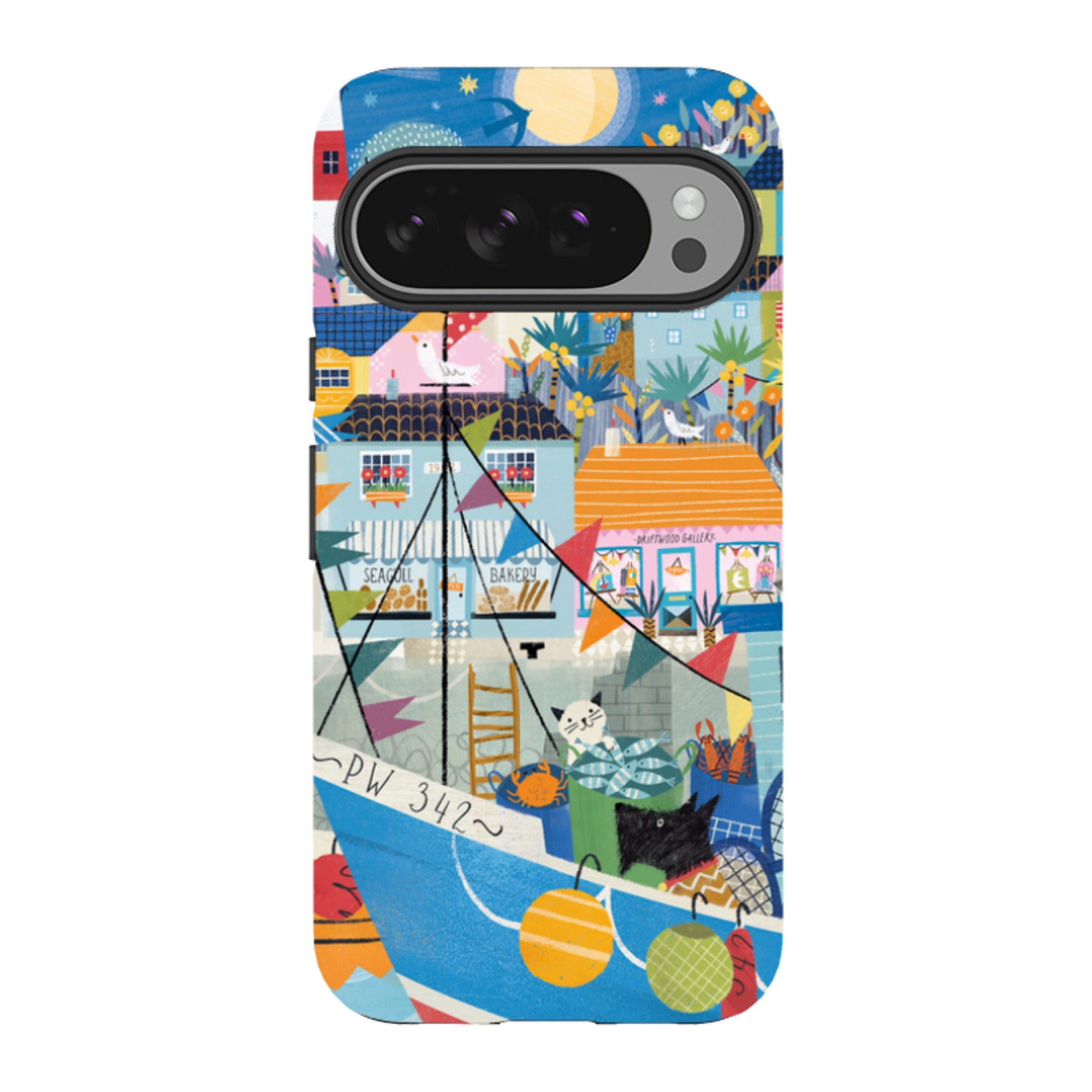 Google Tough Case - Night Harbour 2 By Ali Brookes