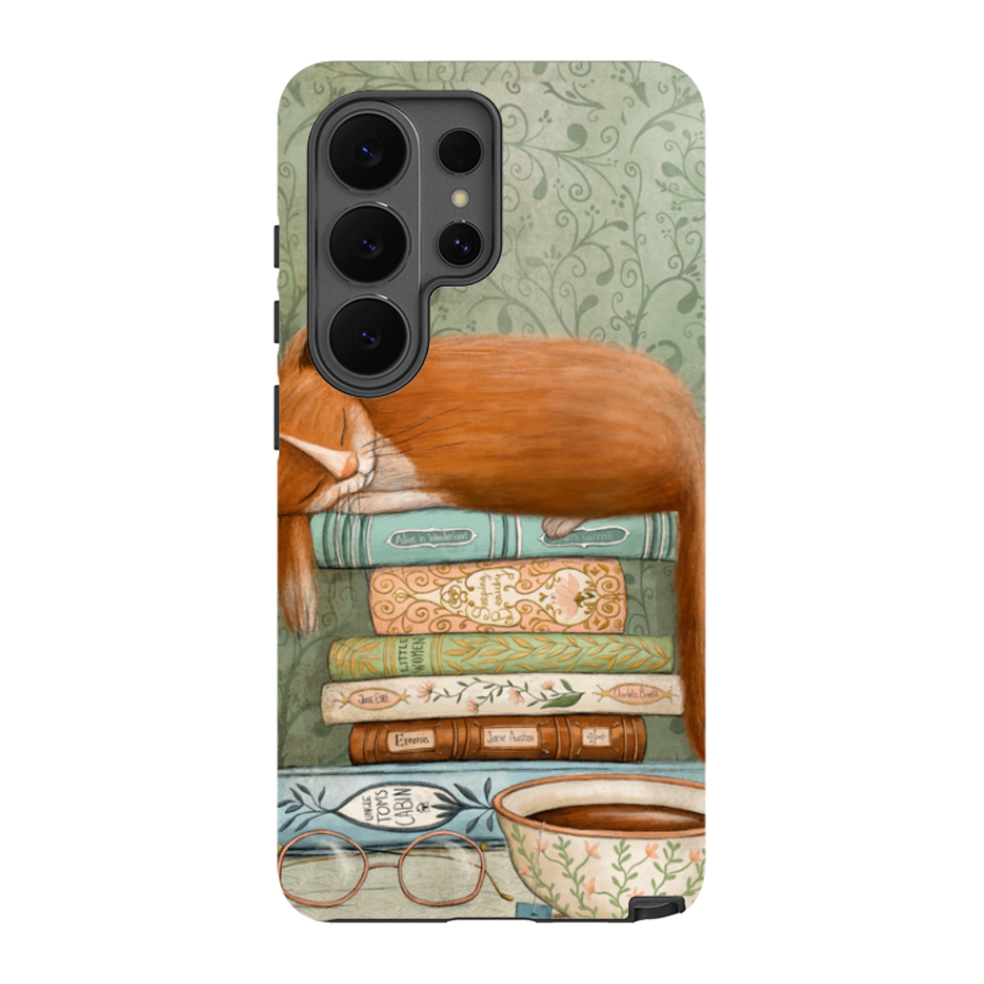 Samsung Tough Case - Cats and Books By Maja Lindberg