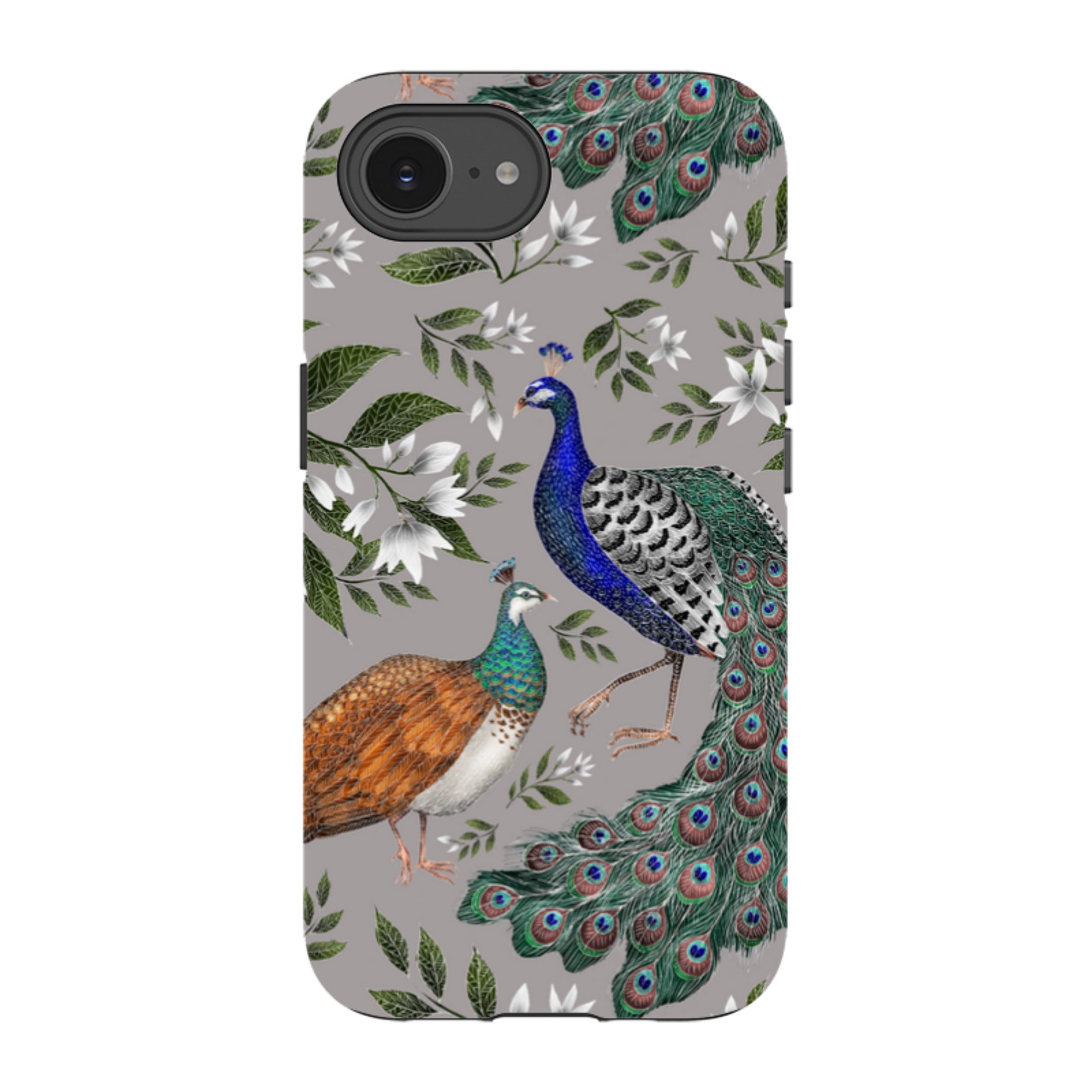 iPhone Tough Case - Peahen And Peacock By Catherine Rowe