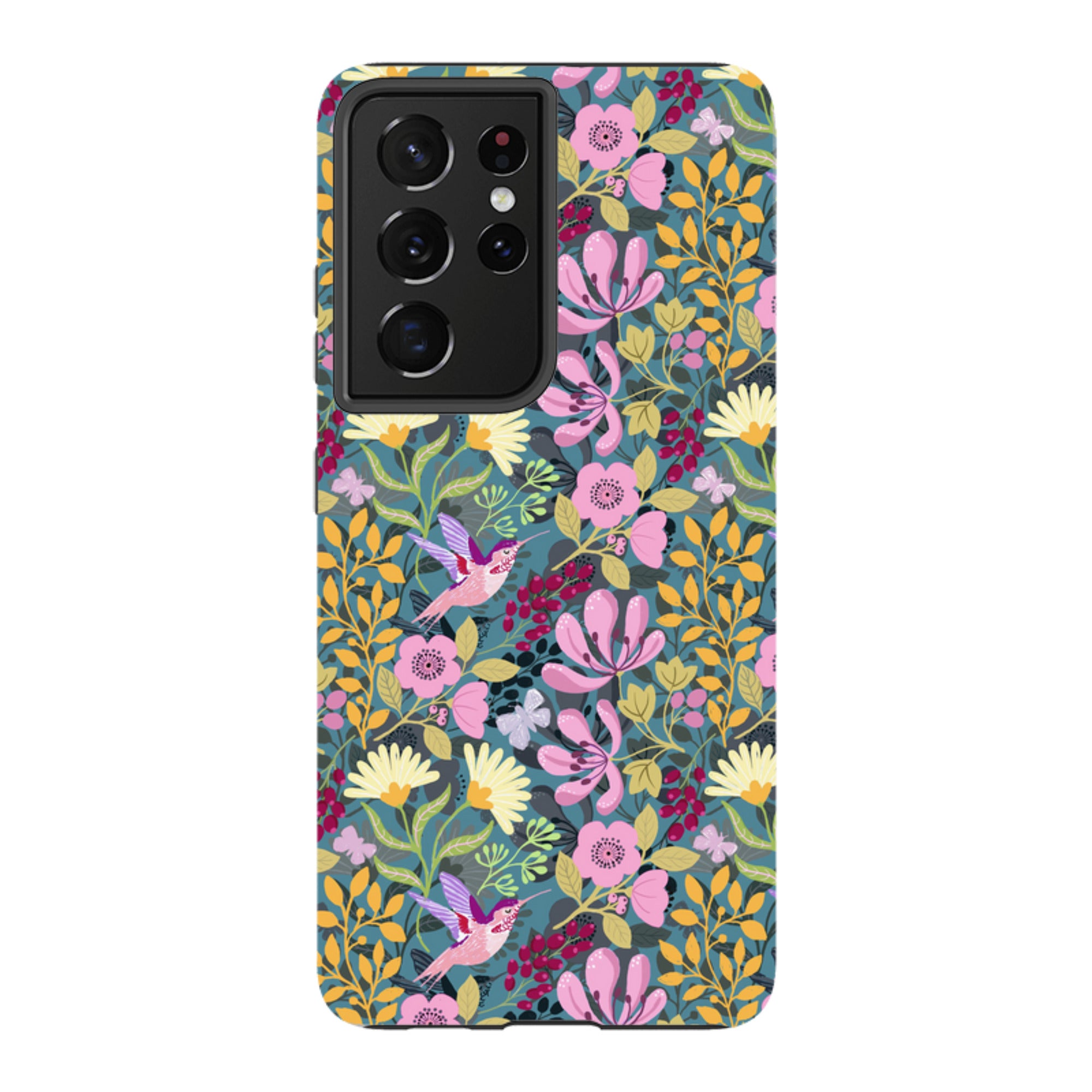 Samsung Tough Case - Hummingbird Pattern By Bex Parkin