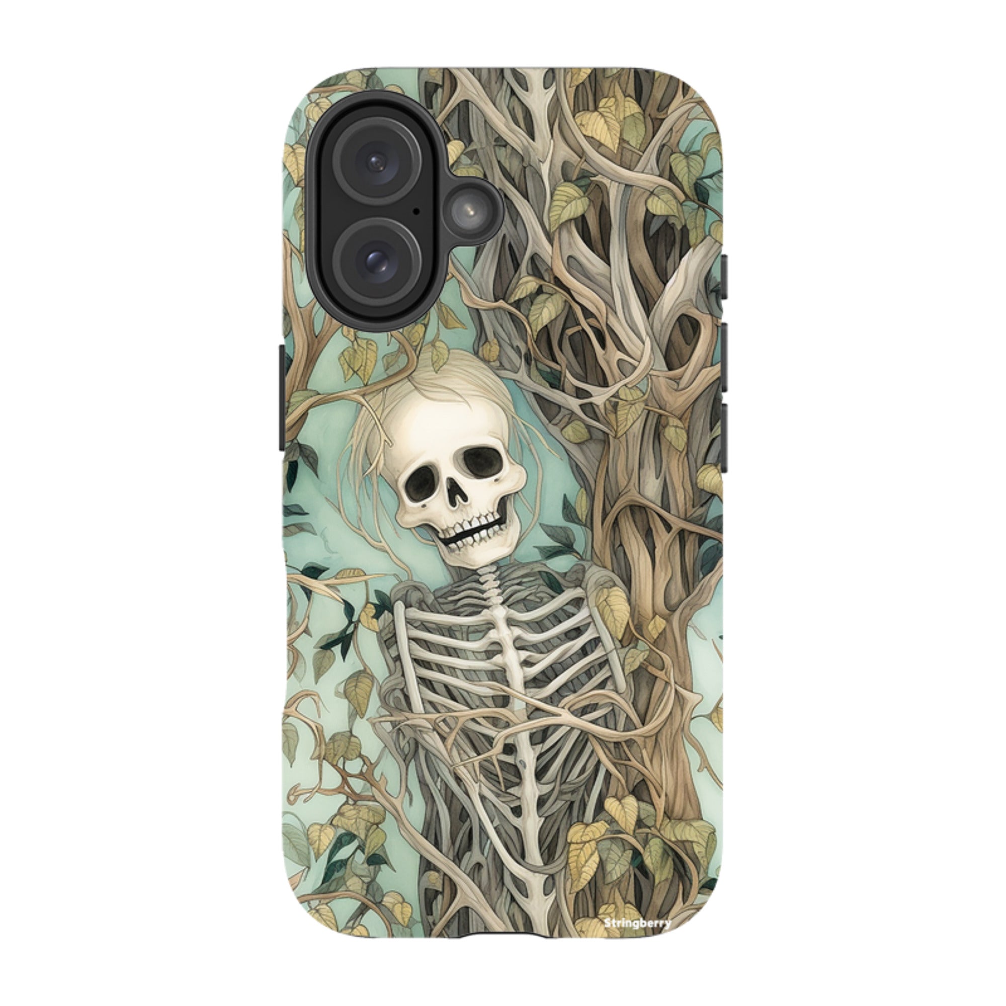 iPhone Tough Case - Skeletal Floral