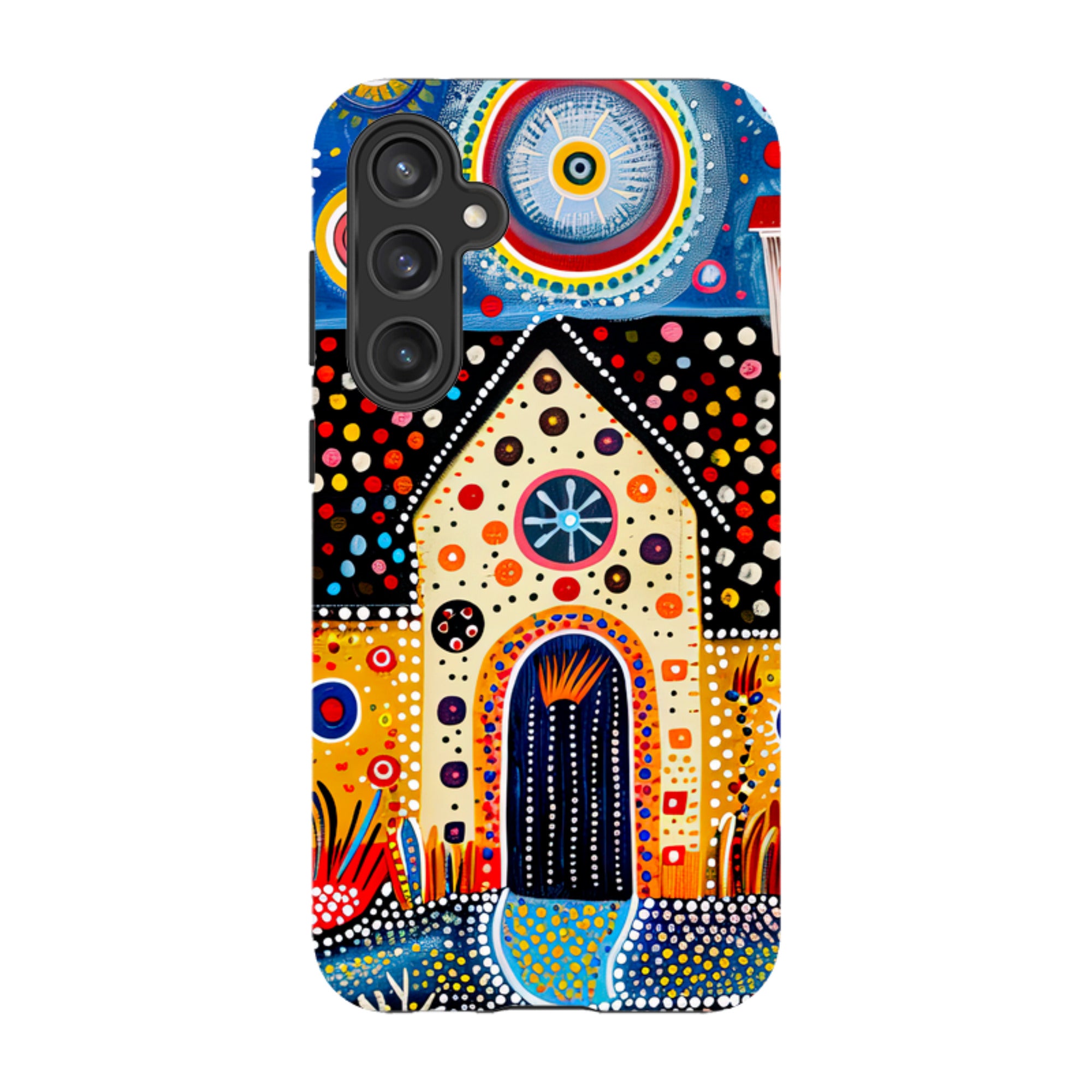 Samsung Tough Case - Folk Art House IX