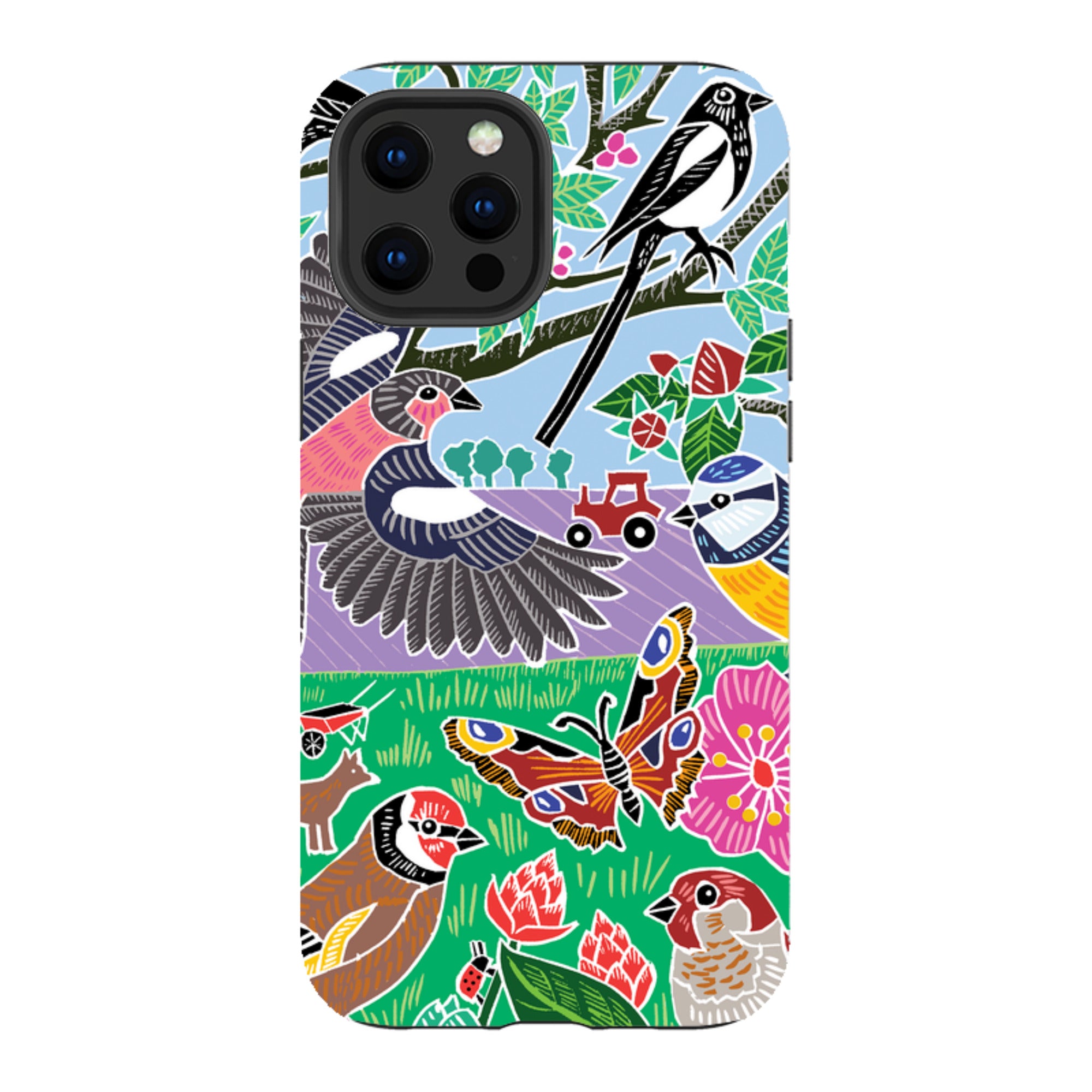 iPhone Tough Case - Garden Bird Jigsaw B By Kate Heiss