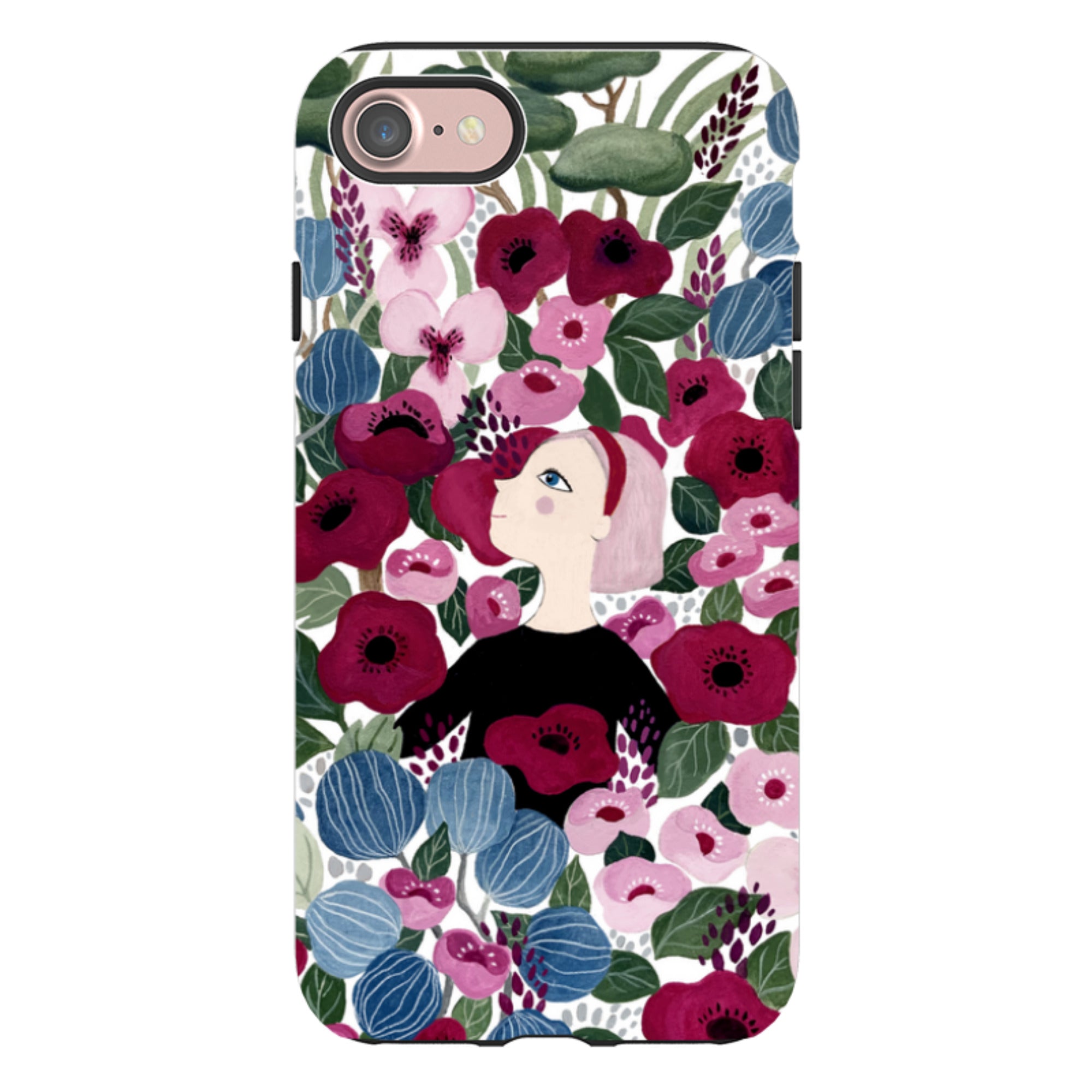 iPhone Tough Case - Flower Garden By Bex Parkin