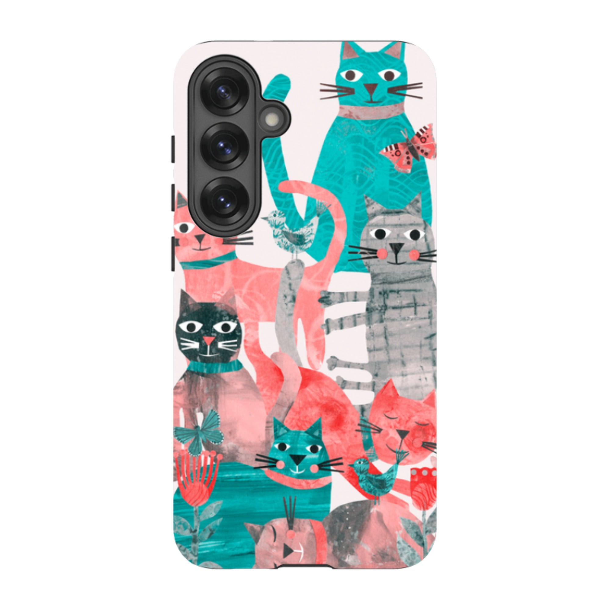 Samsung Tough  Case - Cat Party II By Tracey English