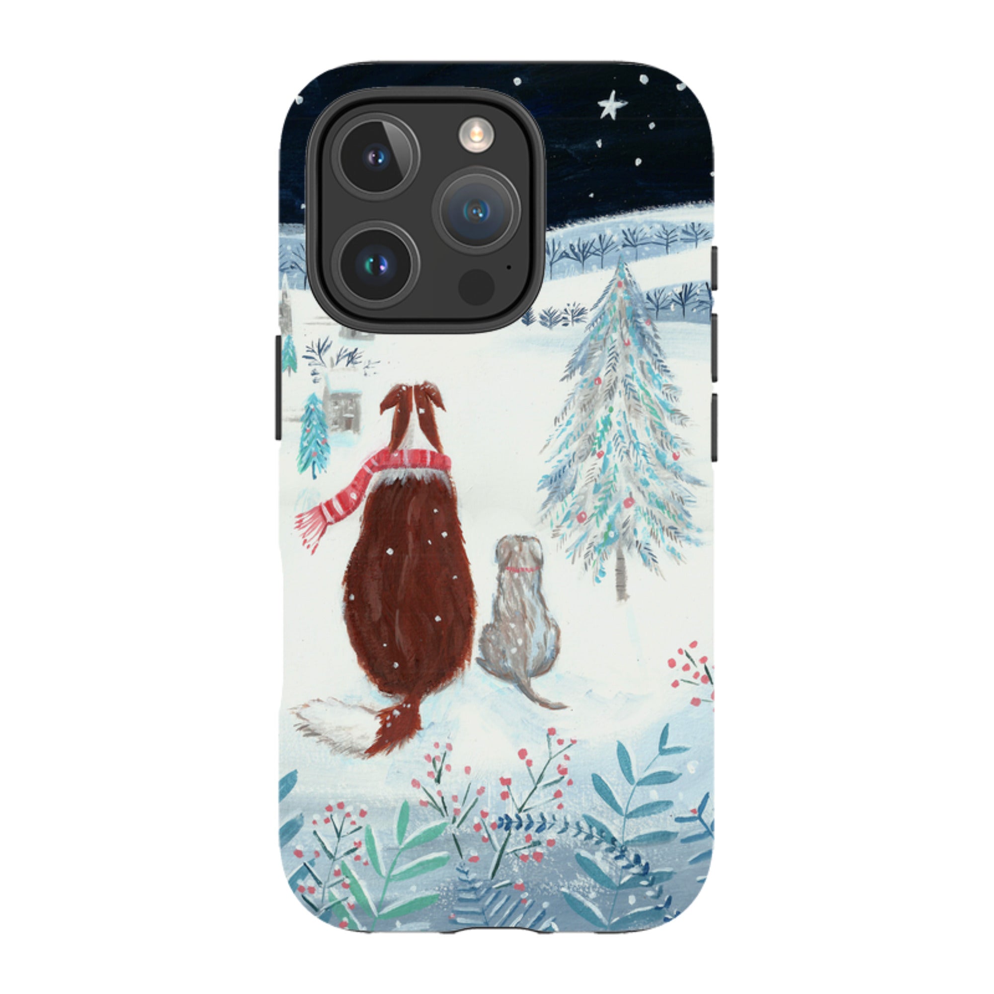 iPhone MagSafe Tough Case - Snow Dogs By Mary Stubberfield