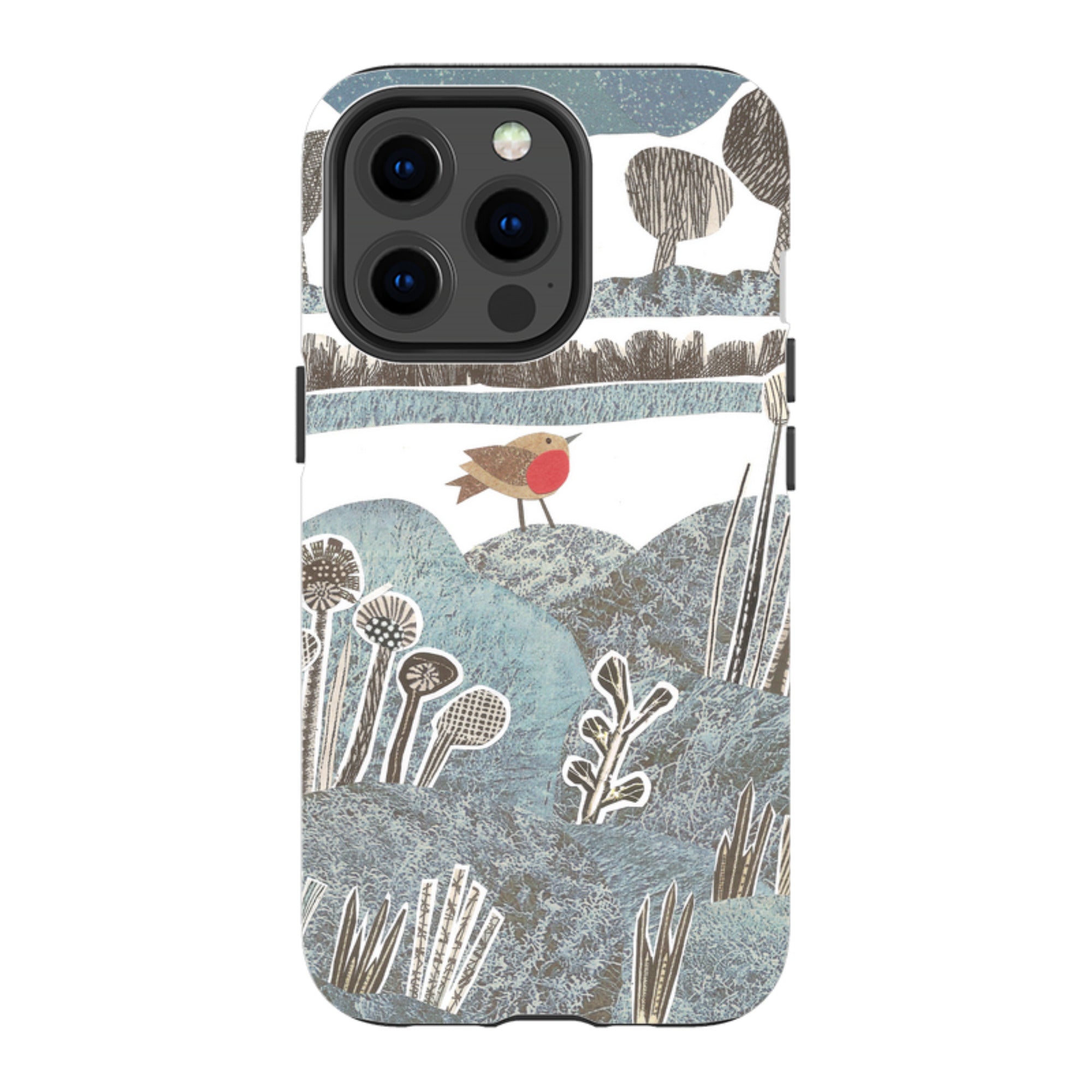 iPhone Tough Case - Frost Robin By Jane Robbins
