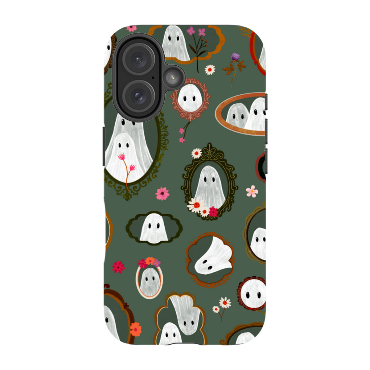 iPhone Tough Case - Framed Ghosts - Pine By Katherine Quinn