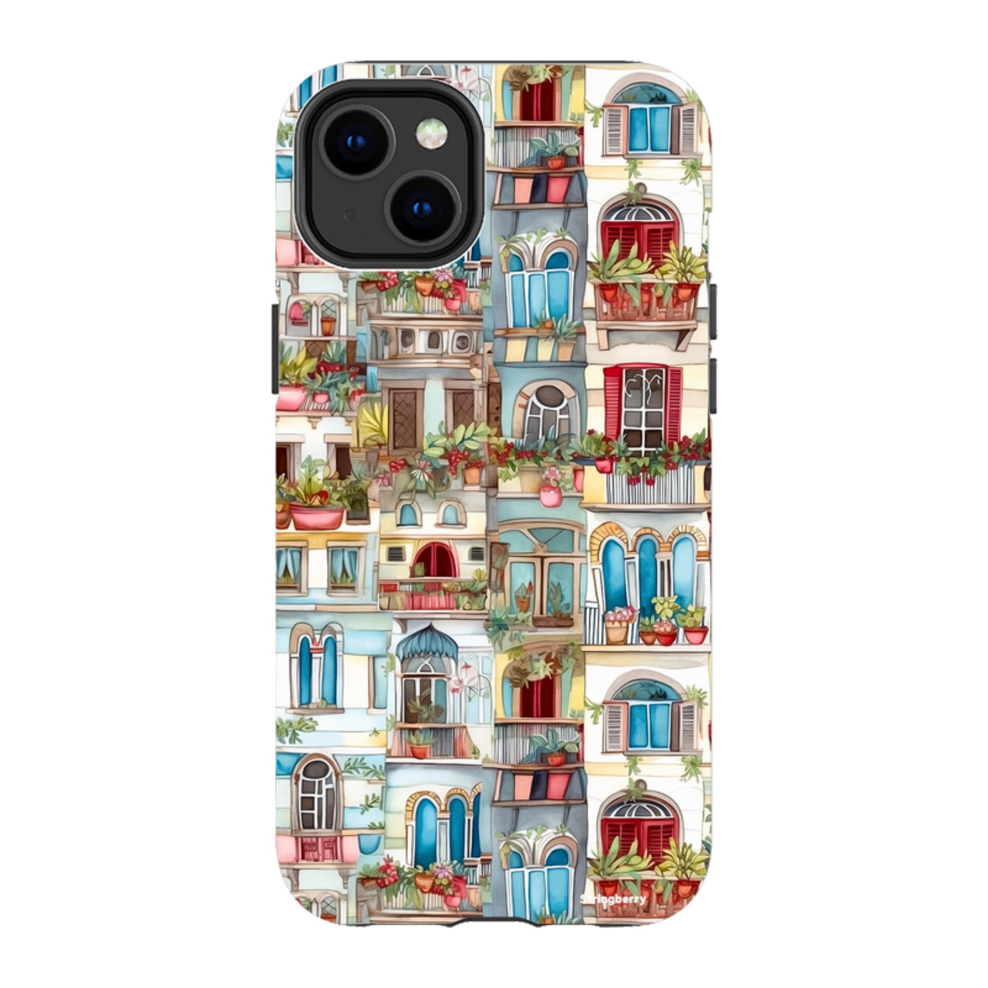 iPhone Tough Case - Floral Balcony II