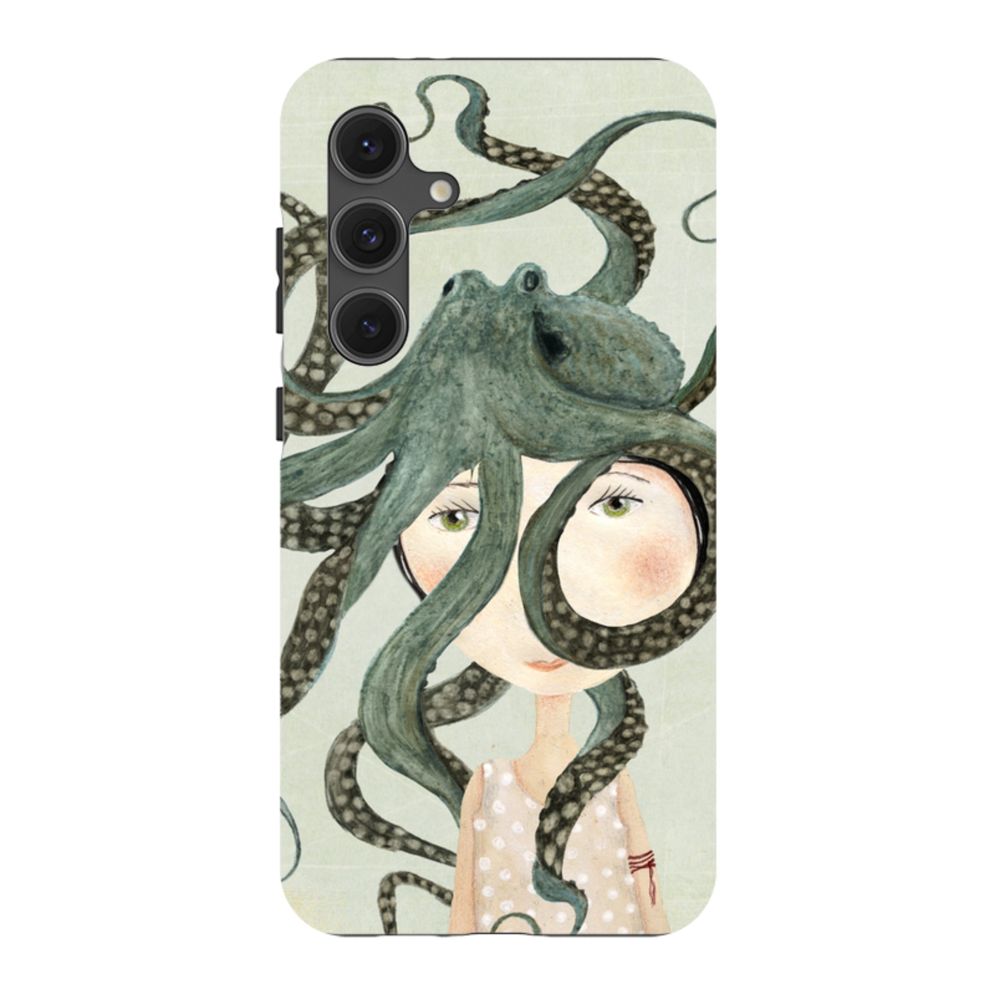 Samsung Tough Case - Octopus Girl By Katherine Quinn
