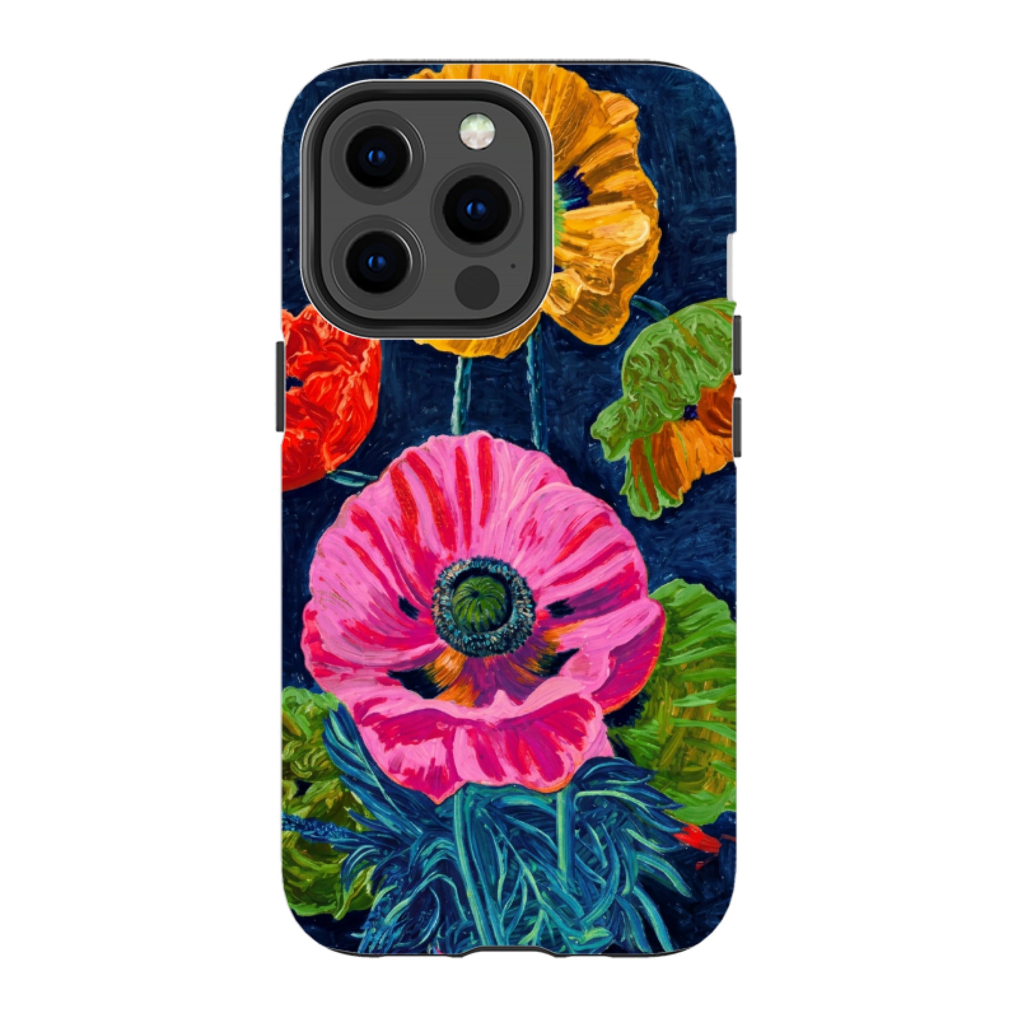 iPhone Tough Case - Kisling Poppy Blue