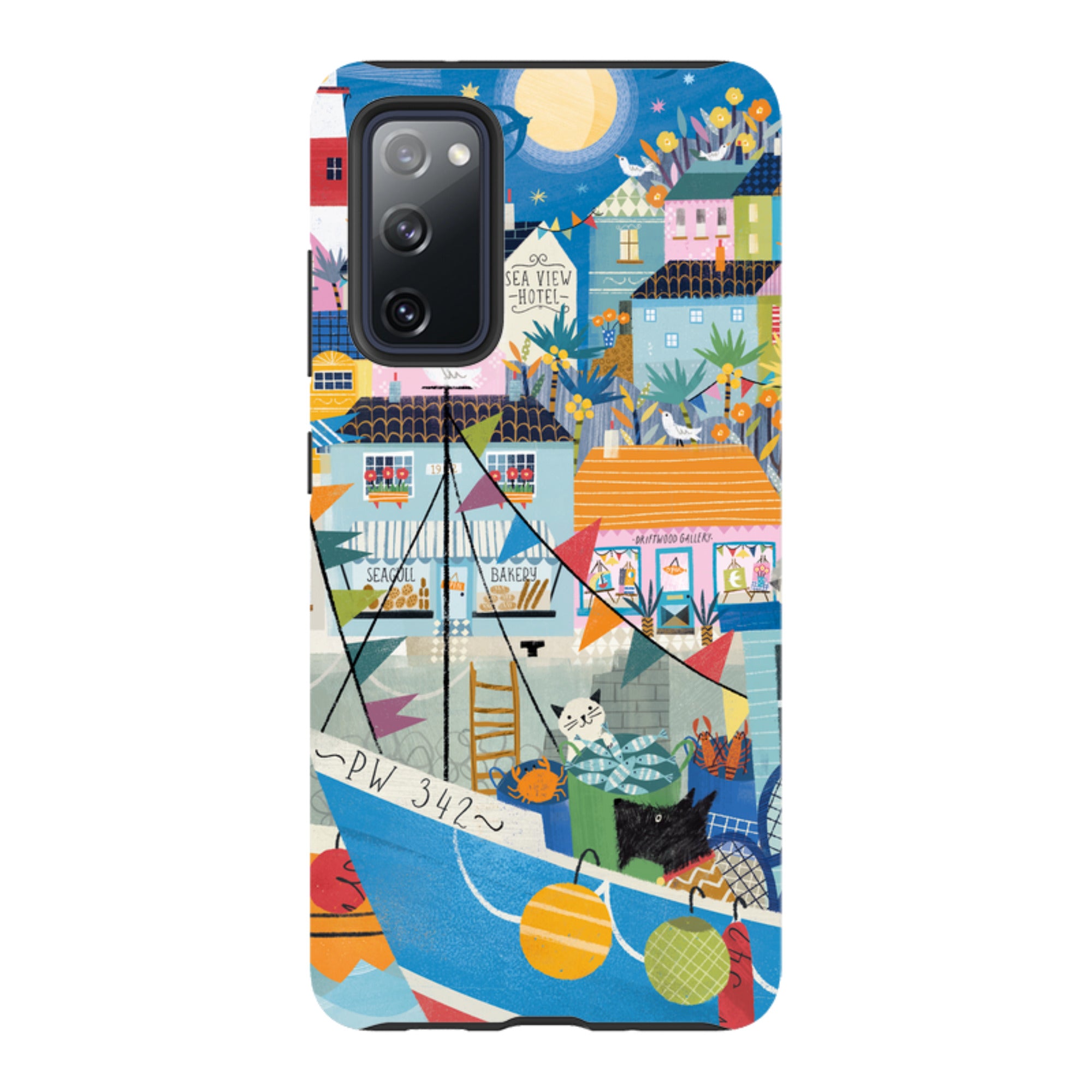 Samsung Tough  Case - Night Harbour 2 By Ali Brookes