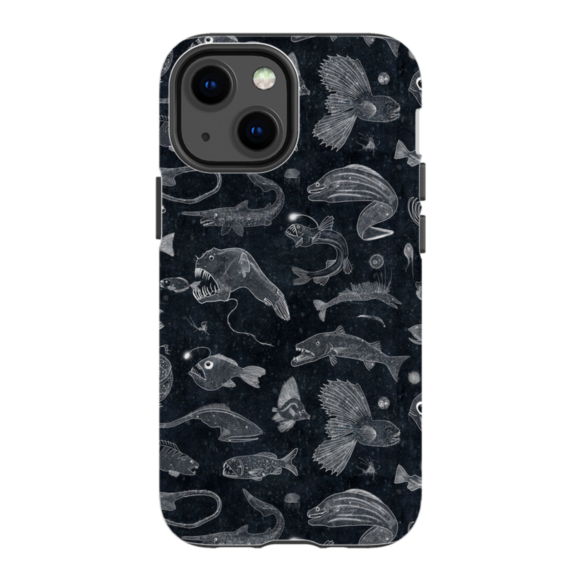 iPhone Tough Case - Biters Line Drawing By Katherine Quinn