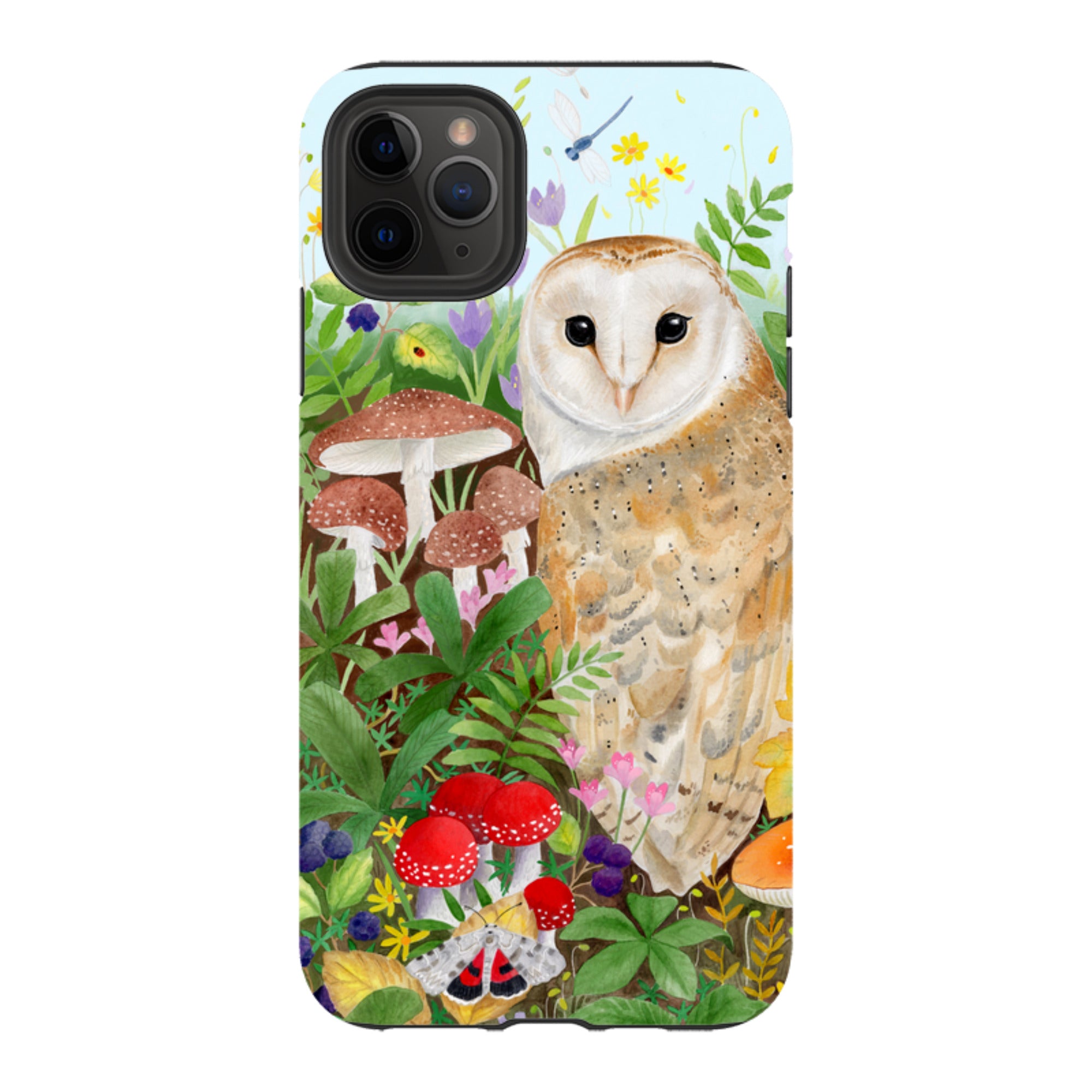 iPhone Tough Case - Owl Garden By Bex Parkin