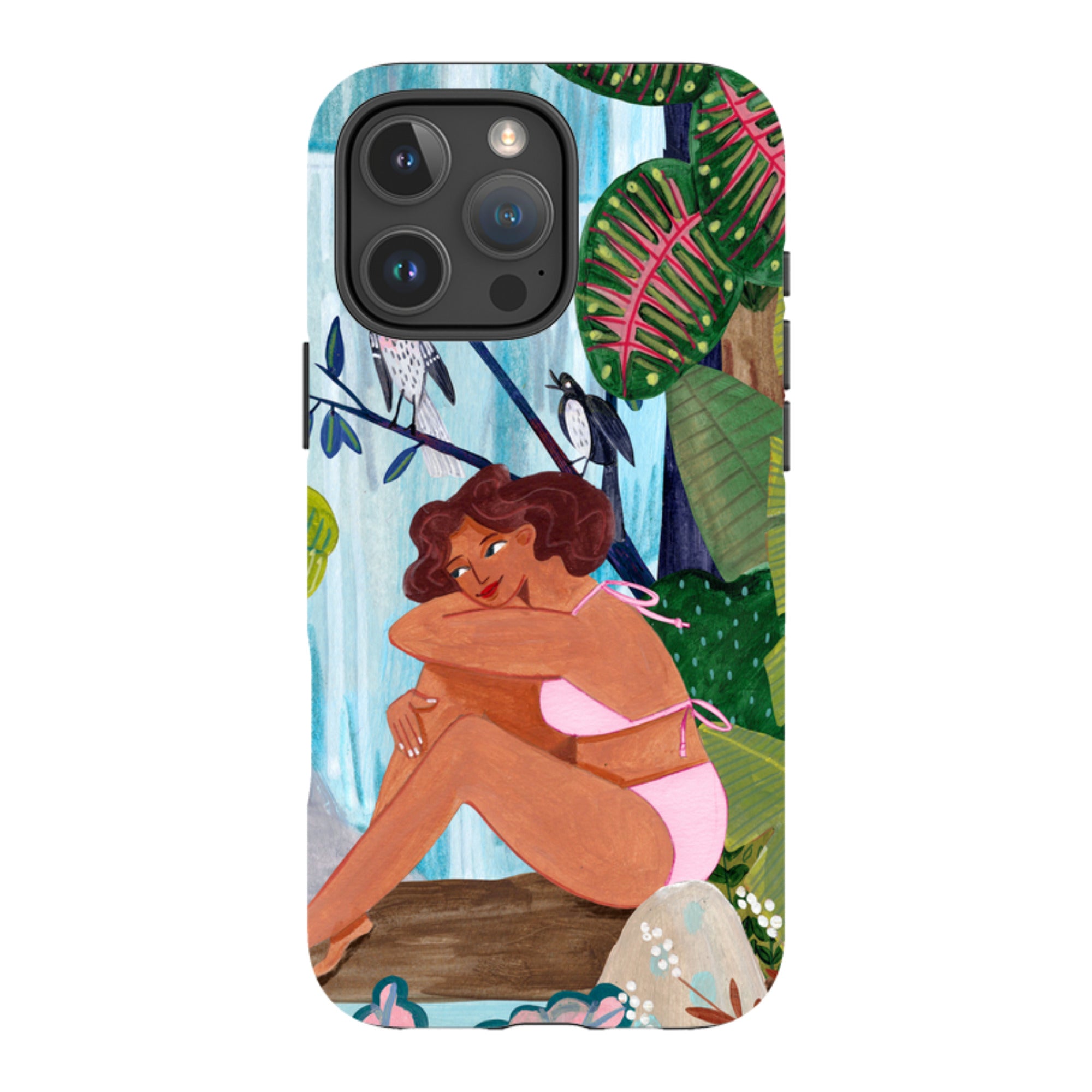 iPhone Tough Case - Waterfall By Caroline Bonne Muller