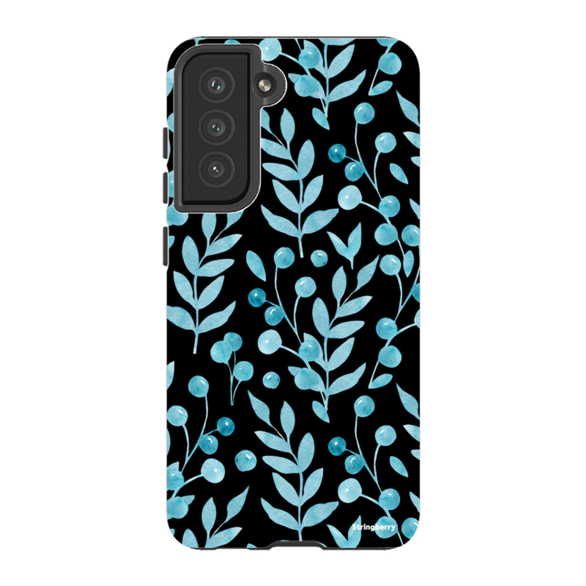 Samsung Tough Case - Blue Xmas Florals